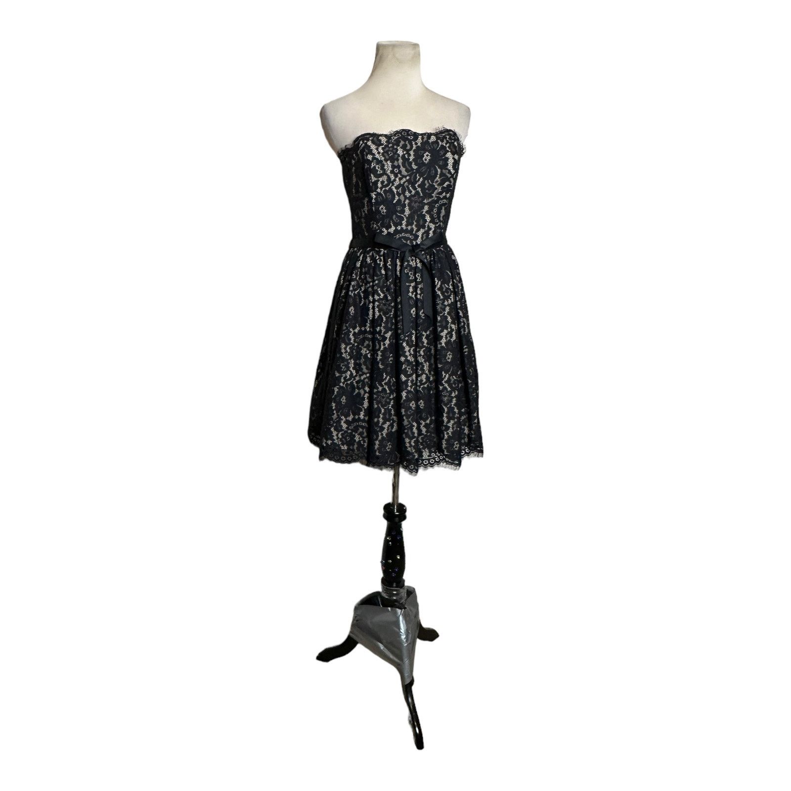 Robert Rodriguez Robert Rodriguez Lace Strapless Party Cocktail Dress Size 6