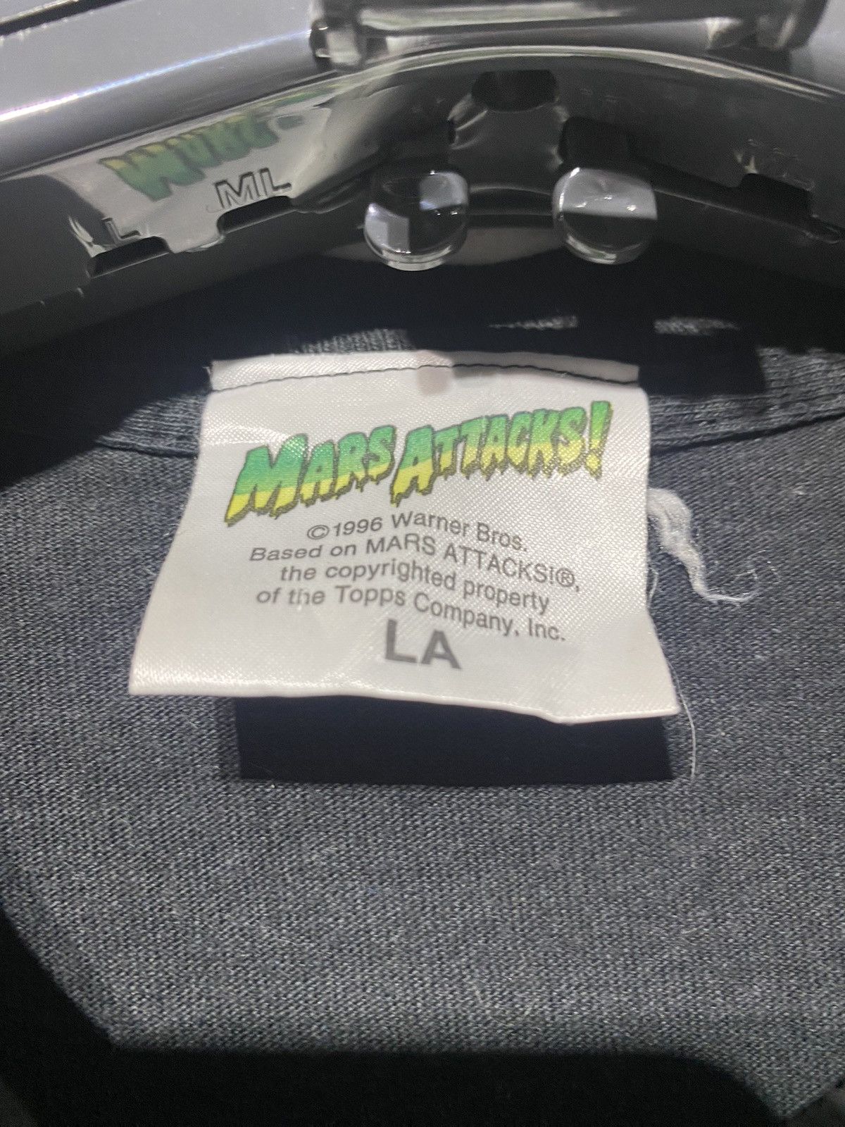 Vintage Vintage 1996 MARS ATTACKS science fiction film t shirt Size US L / EU 52-54 / 3 - 8 Thumbnail