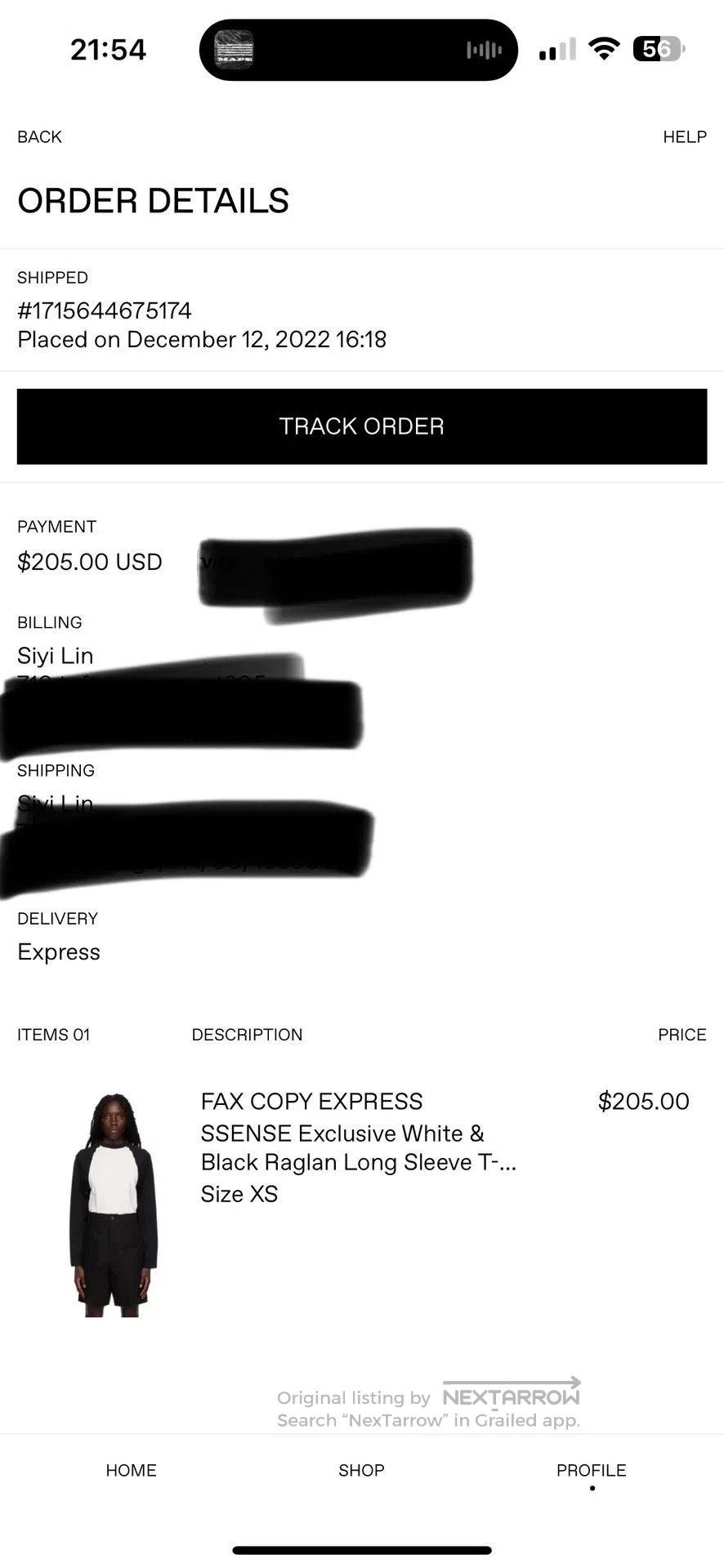 Fax Copy Express Fax Copy Express Long Sleeve Top. Size US XS / EU 42 / 0 - 5 Thumbnail