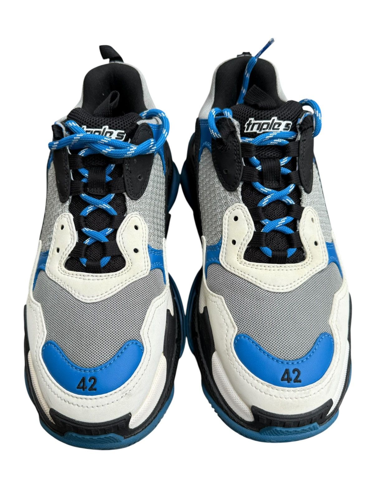 Balenciaga Balenciaga triple s blue Size US 9.5 / EU 42-43 - 4 Thumbnail
