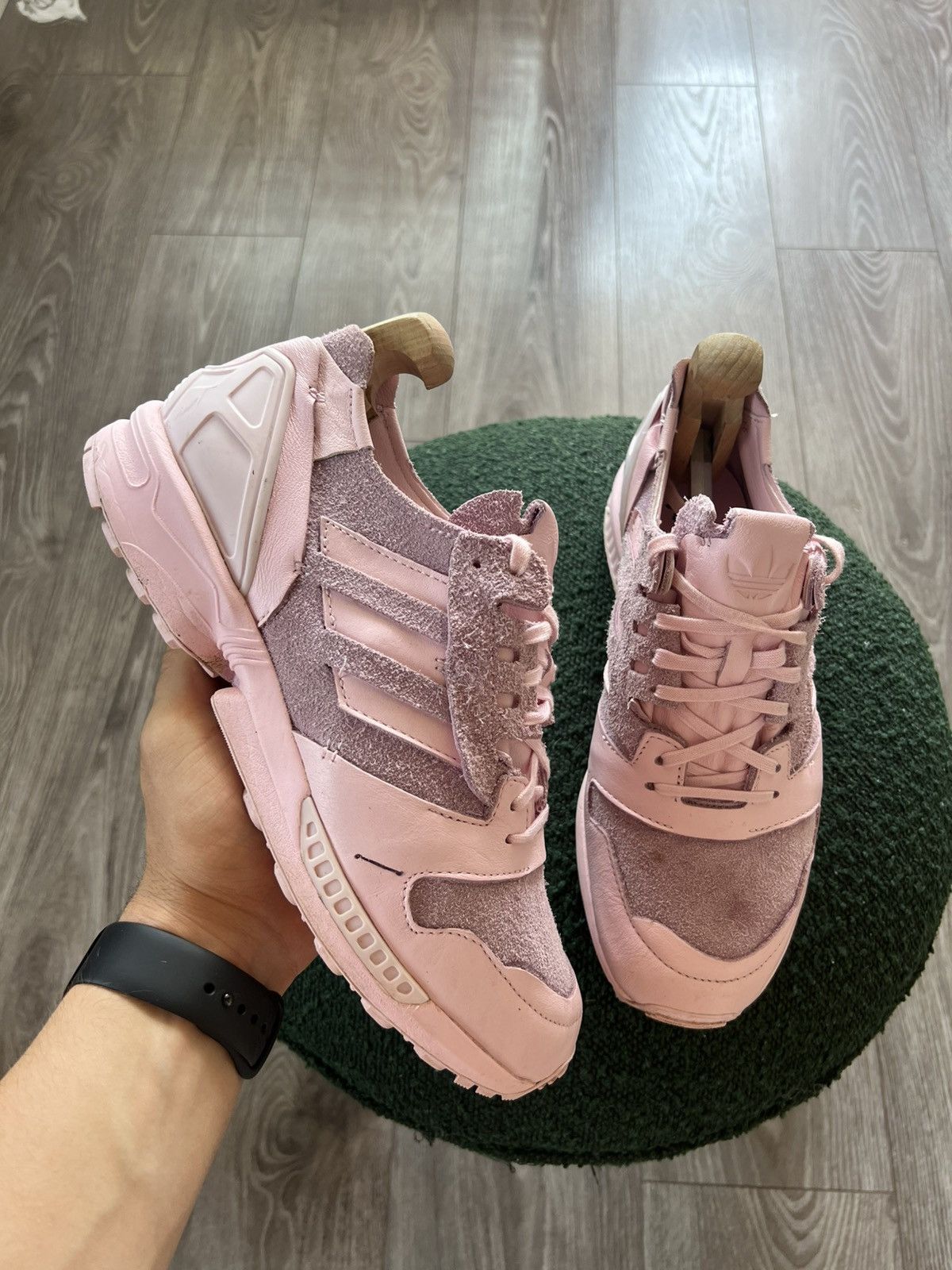 Adidas Adidas Luxury ZX 8000 „Minimalist Iconic” Leather Sneakers Size US 9 / EU 42 - 10 Thumbnail