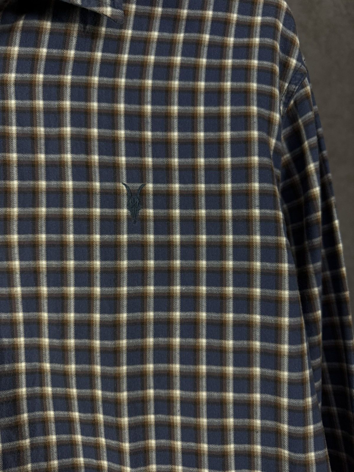 Allsaints Allsaints designer logo flannel shirt Size US L / EU 52-54 / 3 - 3 Thumbnail