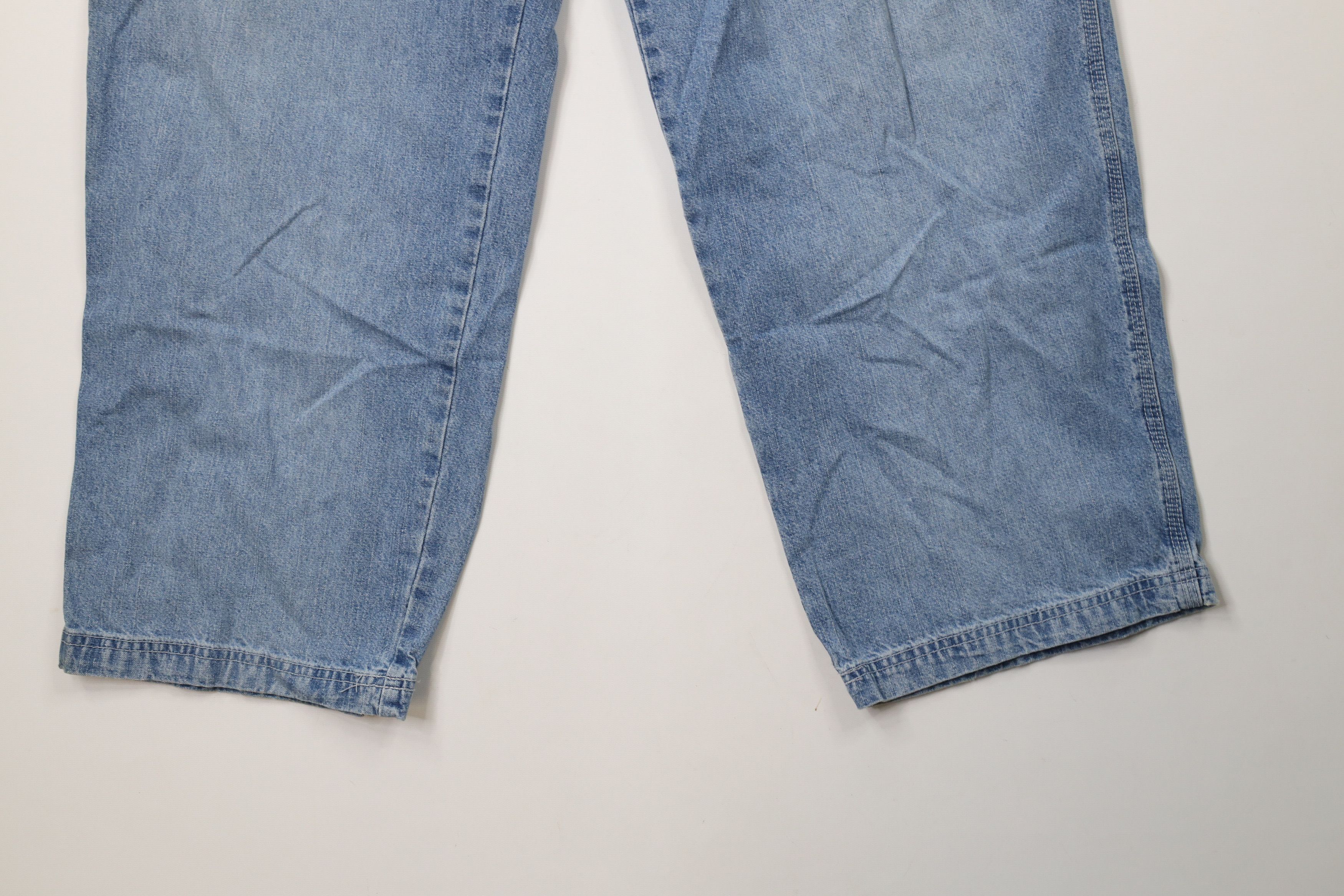 Vintage Vintage 90s Streetwear Baggy Wide Leg Carpenter Denim Jeans Size US 36 / EU 52 - 4 Thumbnail