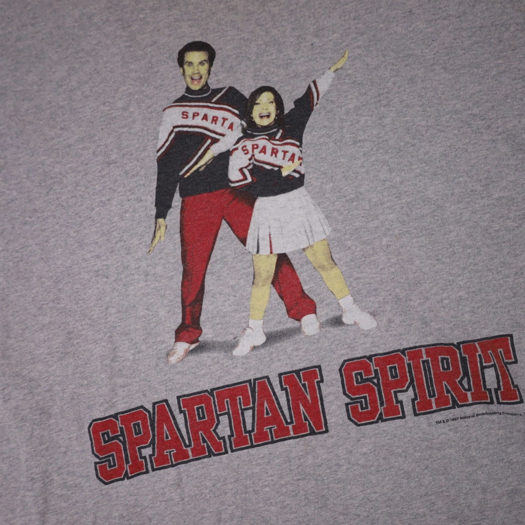 ESPIRIT VINTAGE SNL Spartan Spirit Will Ferrell Graphic T Shirt Mens XL Gray 90s Size US XL / EU 56 / 4 - 3 Thumbnail