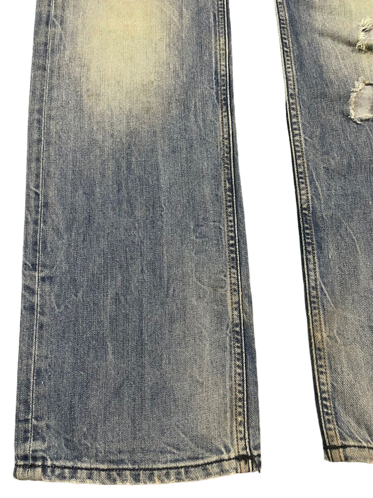 Diesel Vintage 90s Diesel Industry Blue Wash Distressed Jeans Size US 32 / EU 48 - 5 Thumbnail