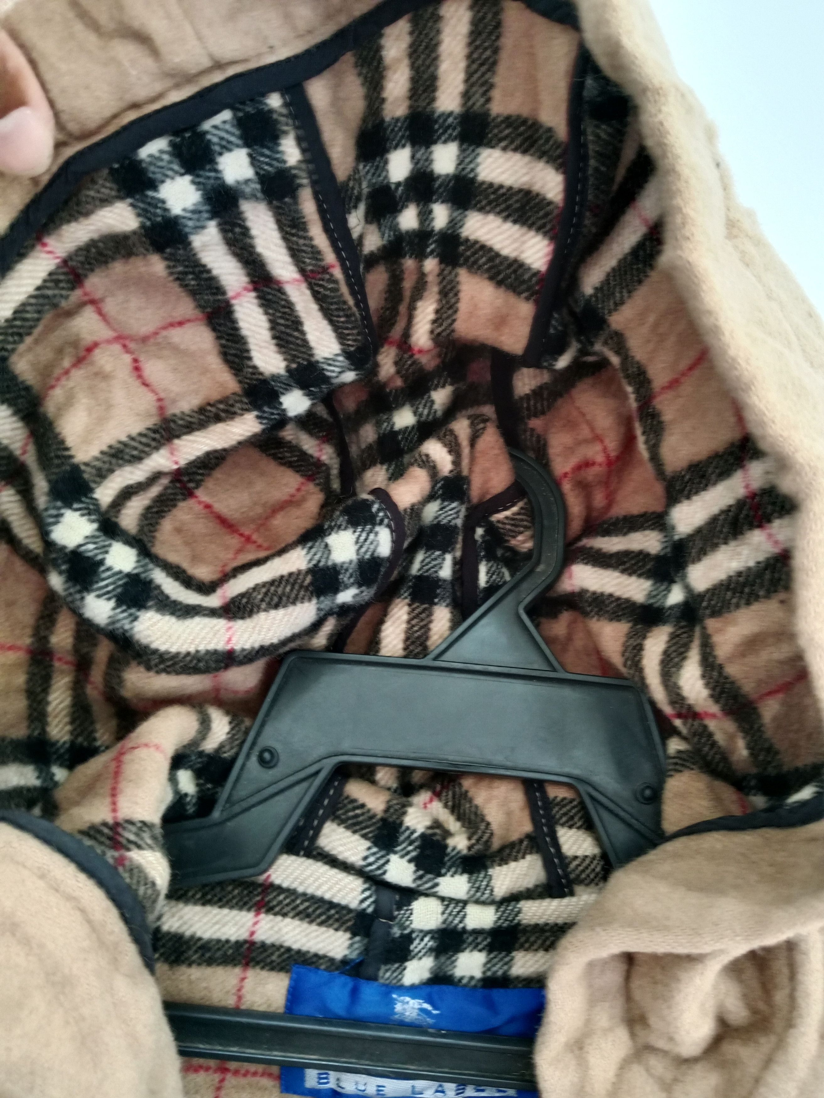 Burberry × Designer Burberrys Blue Label Wool Parka Jacket Size M / US 6-8 / IT 42-44 - 8 Thumbnail