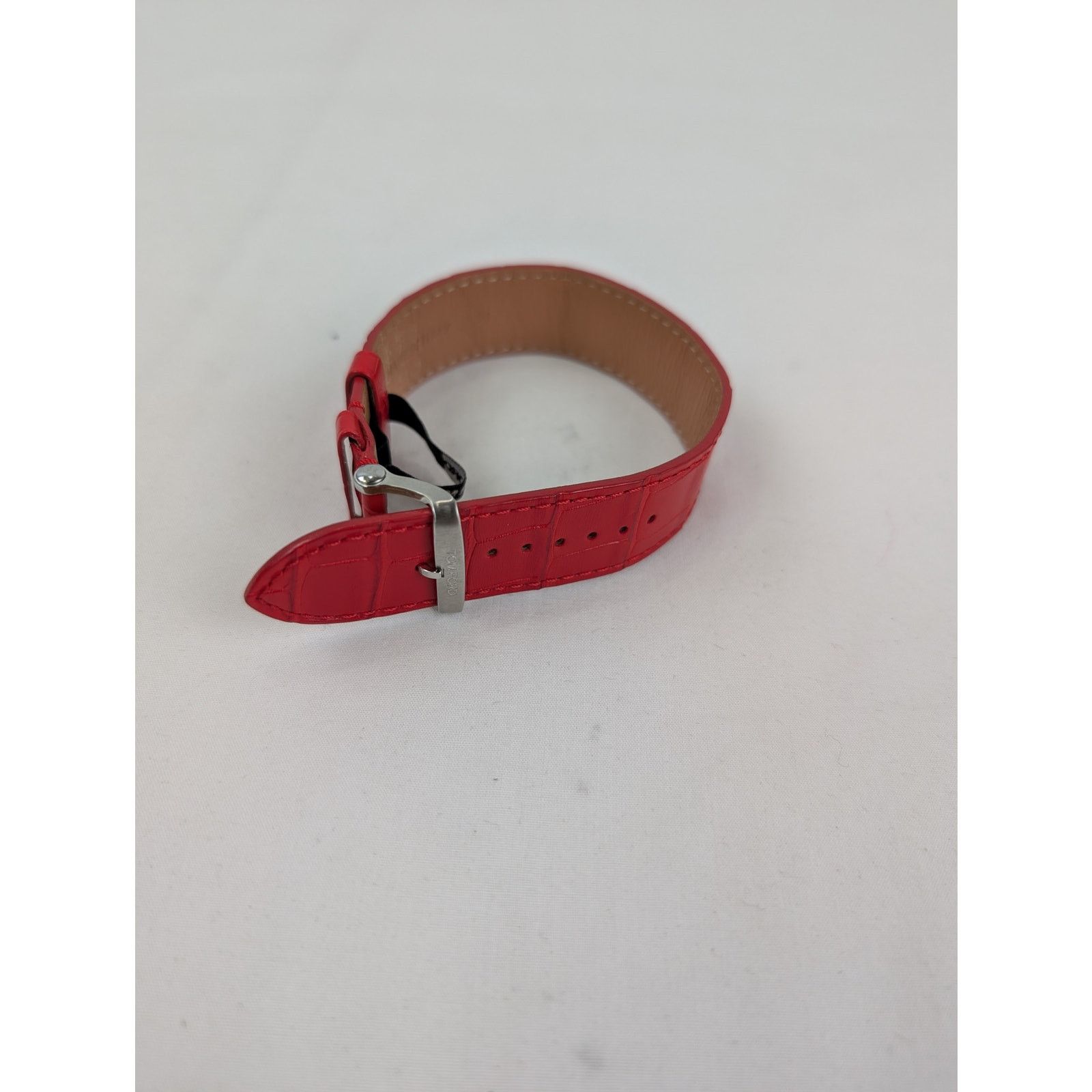 Tom Ford o1rshd1 Size: OS / Buckle Watch Straps 19mm Brushed in Red Size ONE SIZE - 10 Thumbnail