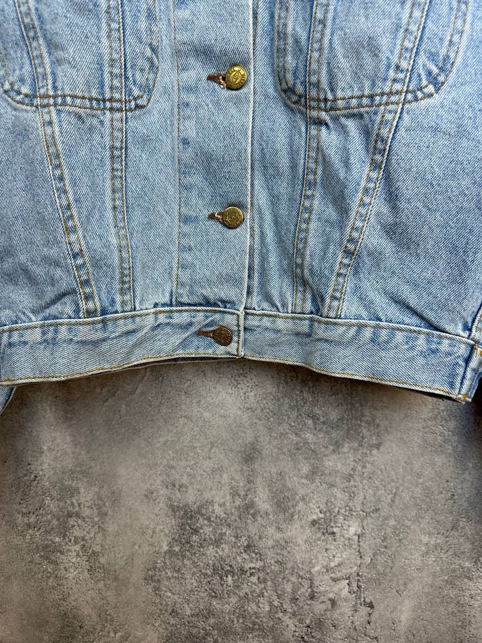Diesel Diesel Sport Denim Jacket Light Wash Cropped Trucker Size L / US 10 / IT 46 - 7 Thumbnail