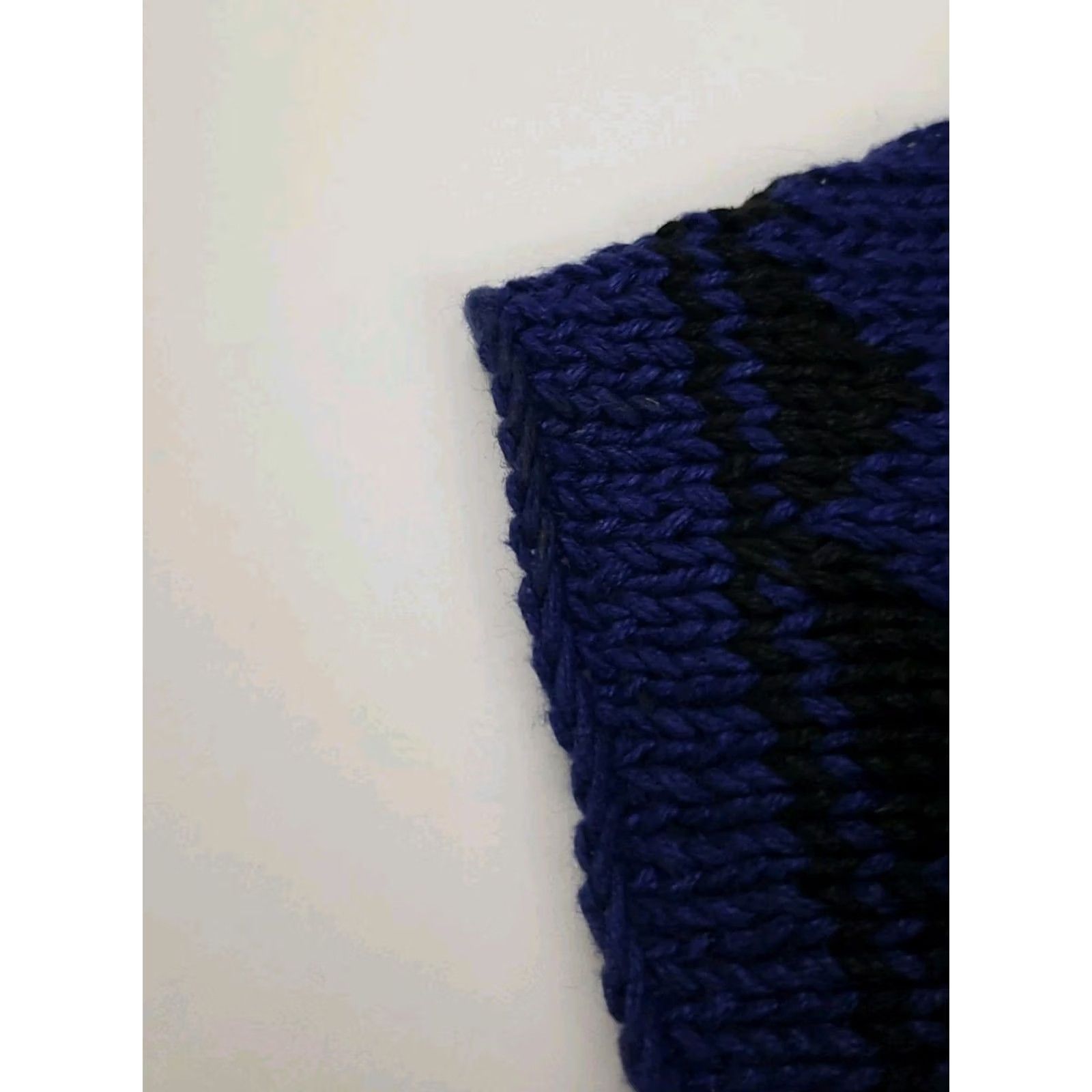 Polo Ralph Lauren VINTAGE Polo Ralph Lauren Sweater Mens M Blue Linen Hand Knit Tribal Native Abstract Rare Size US M / EU 48-50 / 2 - 6 Thumbnail