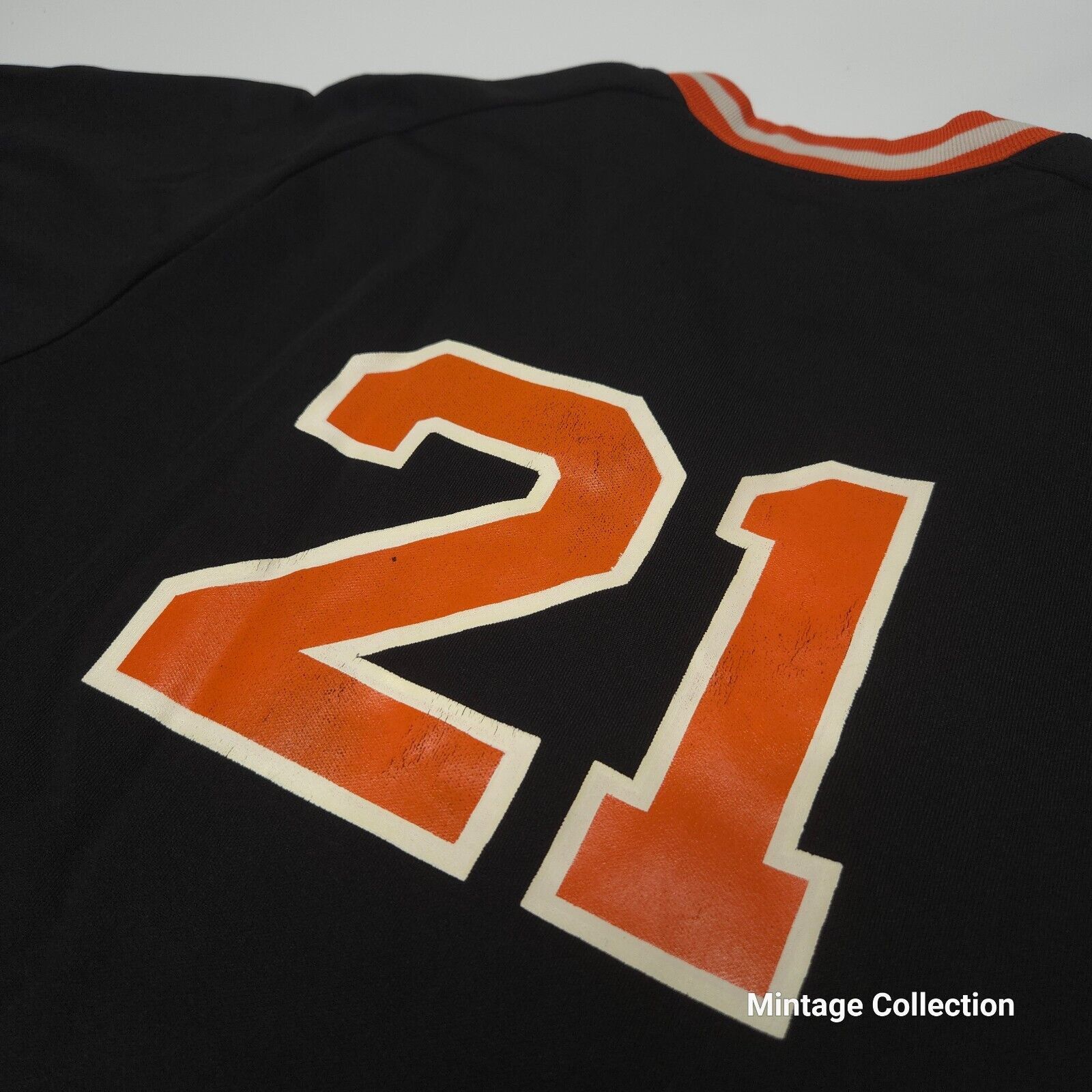 Champion VINTAGE 1980's CHAMPION BLACK PANTHERS #21 BASEBALL JERSEY L Size US L / EU 52-54 / 3 - 9 Thumbnail