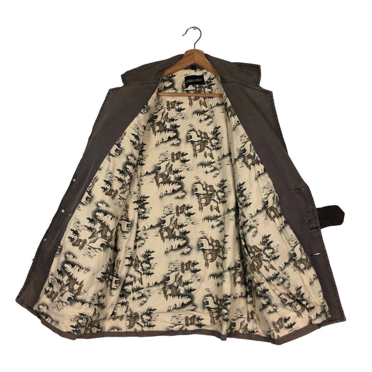 Dsquared2 🔥Worker Chore Jacket Double Breast Rare Lining Dsquared2 Size US L / EU 52-54 / 3 - 13 Thumbnail