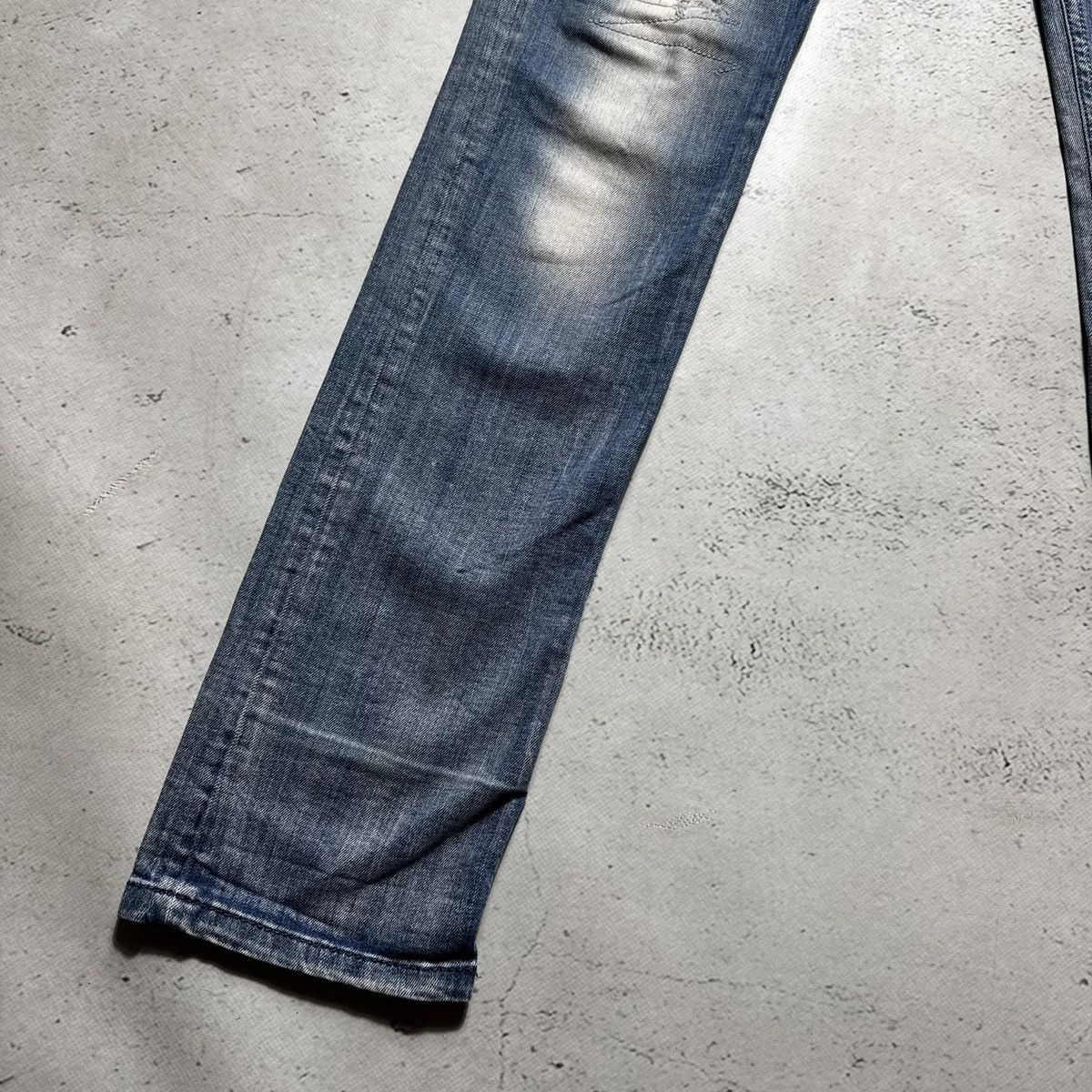 Dolce & Gabbana drip dolce gabbana distressed jeans y2k women with big logo Size 27" / US 4 / IT 40 - 3 Thumbnail