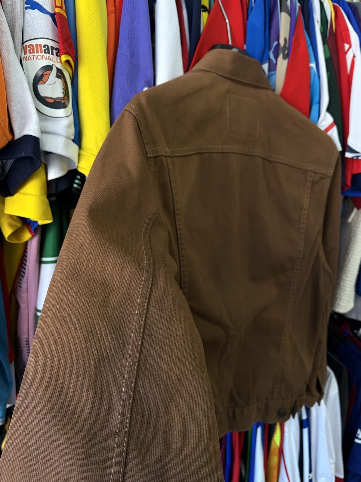 Levi's Vintage Levi’s 70503 Brown Canvas Trucker Jacket S Size US S / EU 44-46 / 1 - 15 Thumbnail