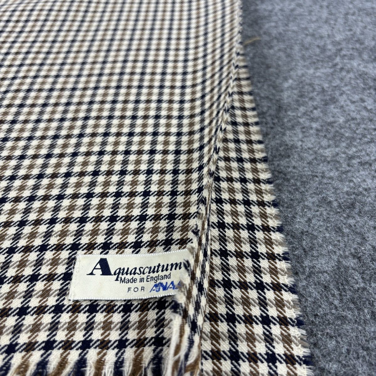 Aquascutum × Vintage Aquascutum Scarf # D794 # Muffler # Neckwear Size ONE SIZE - 3 Thumbnail
