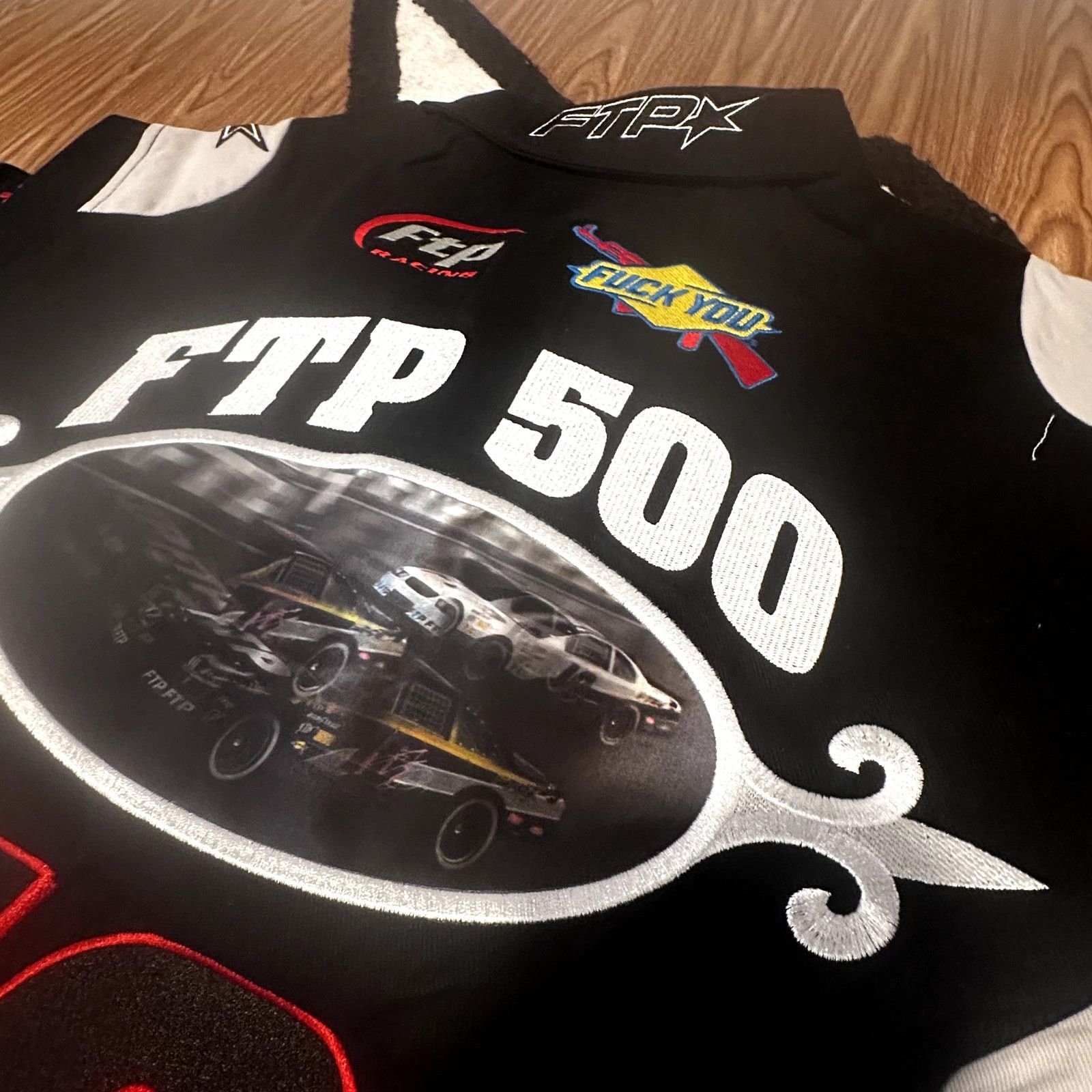 Fuck The Population FTP Raceway Button Up Shirt – Black – Large – Brand New Size US L / EU 52-54 / 3 - 9 Thumbnail