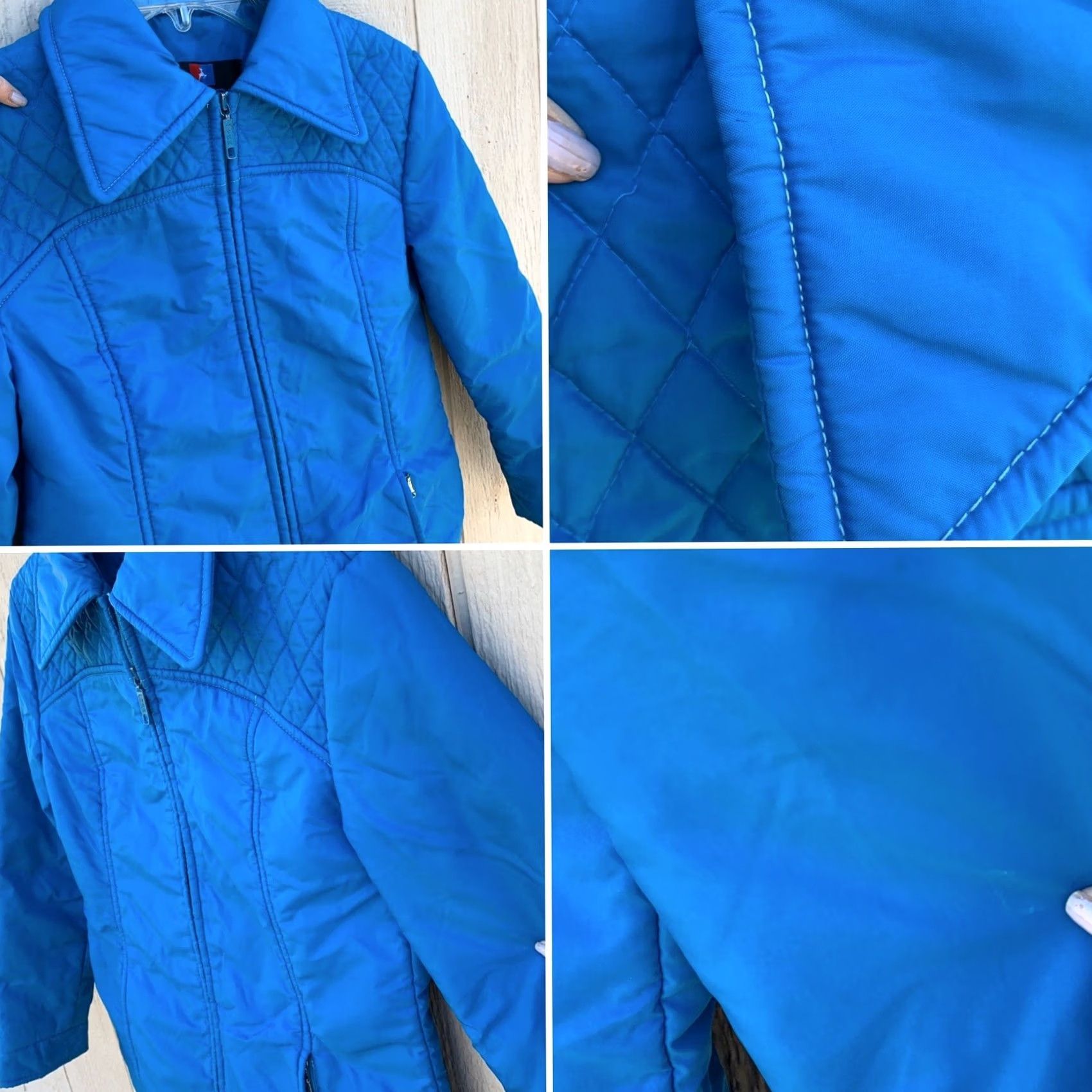 Vintage Vintage White Stag Action Sports Jacket Ladies Ski S or M 70s 80s 1970s Nylon Blue Sportswear/Jacket Womens Size S / US 4 / IT 40 - 5 Thumbnail