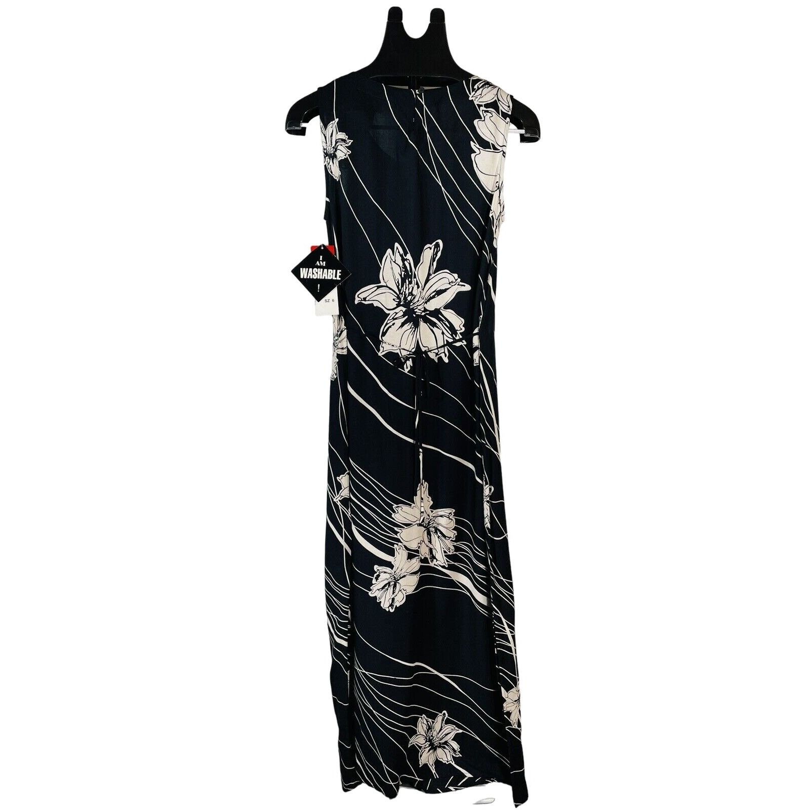 Other R & K Black Long Tie Back Women size 6 rayon Black Tropical Size M / US 6-8 / IT 42-44 - 3 Thumbnail