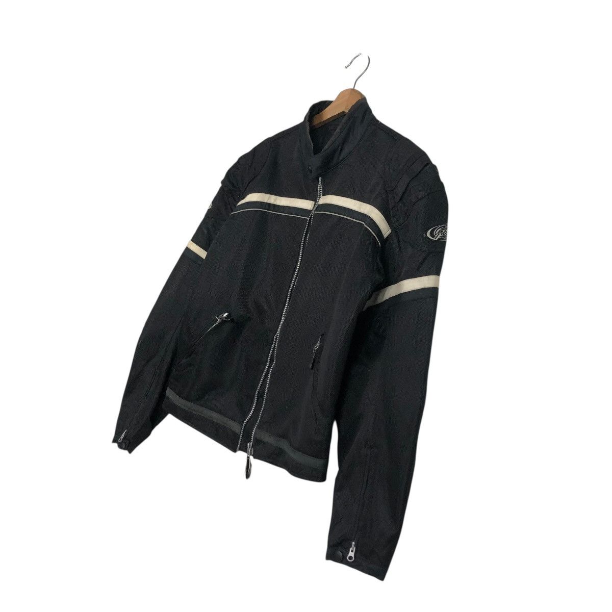 Japanese Brand 🔥RICH BLACK VINTAGE RACING BIKER JACKET GREEDY BIG LOGO Size US M / EU 48-50 / 2 - 4 Thumbnail