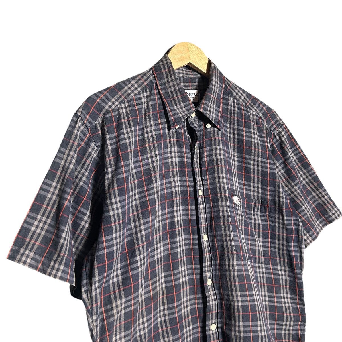 Burberry × Vintage Vintage Burberrys Nova Check Shirt Size US L / EU 52-54 / 3 - 2 Thumbnail