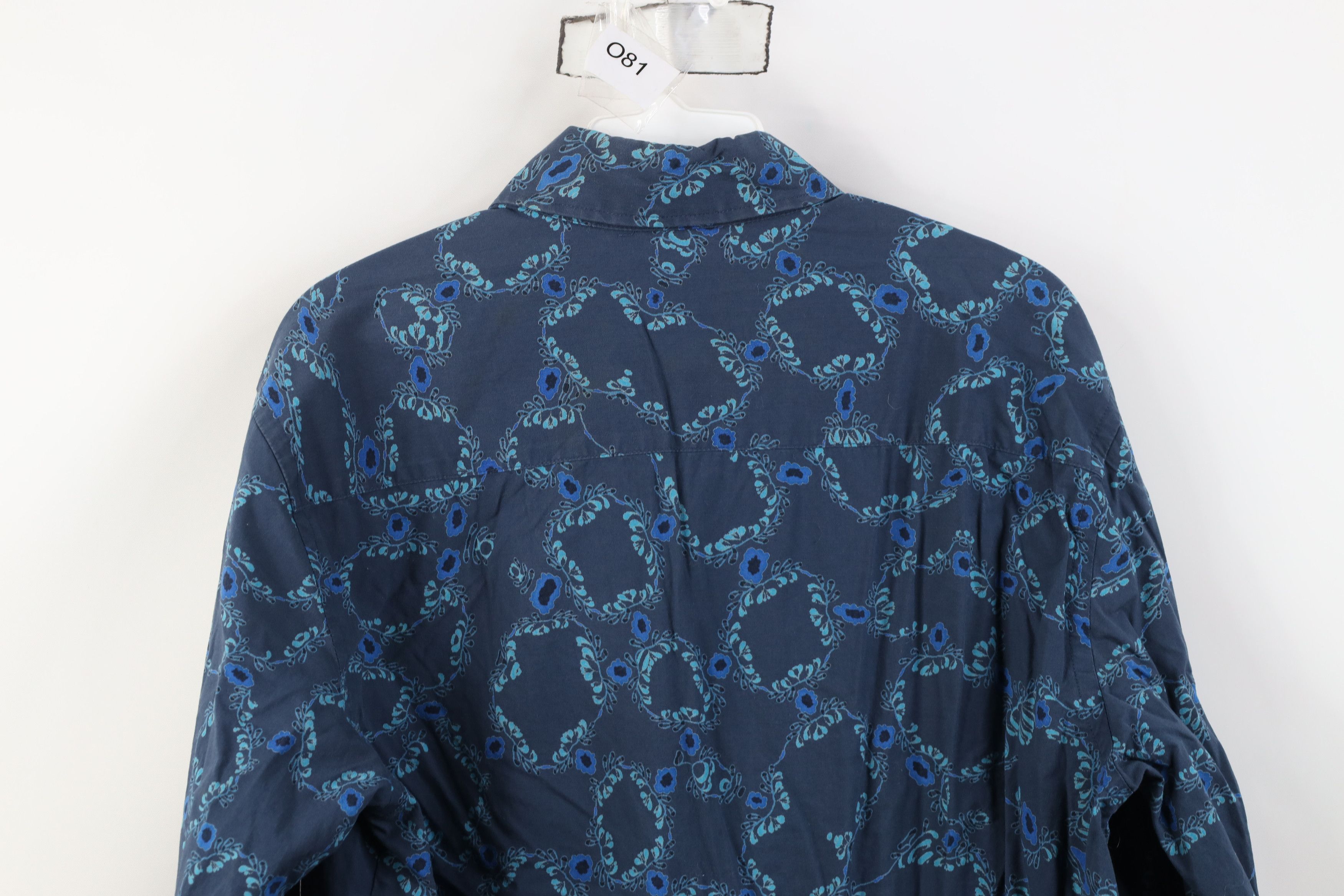 Theory Theory Andrew Flower All Over Print French Cuff Shirt Size US S / EU 44-46 / 1 - 11 Thumbnail