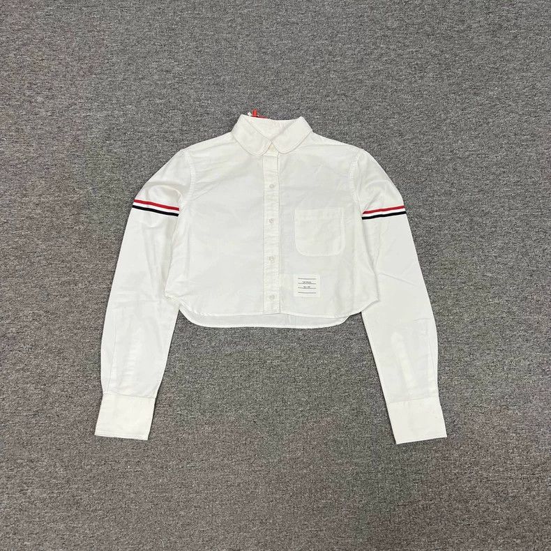 Thom Browne Thom Browne Size 38 Double-sleeved short shirt 2506-Nextar Size M / US 6-8 / IT 42-44 - 1 Thumbnail