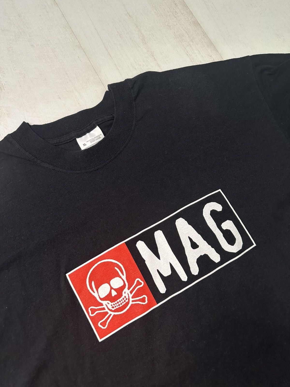 Vintage Vintage 90s Mines Advisory Group MAG tshirt Size US XL / EU 56 / 4 - 2 Thumbnail