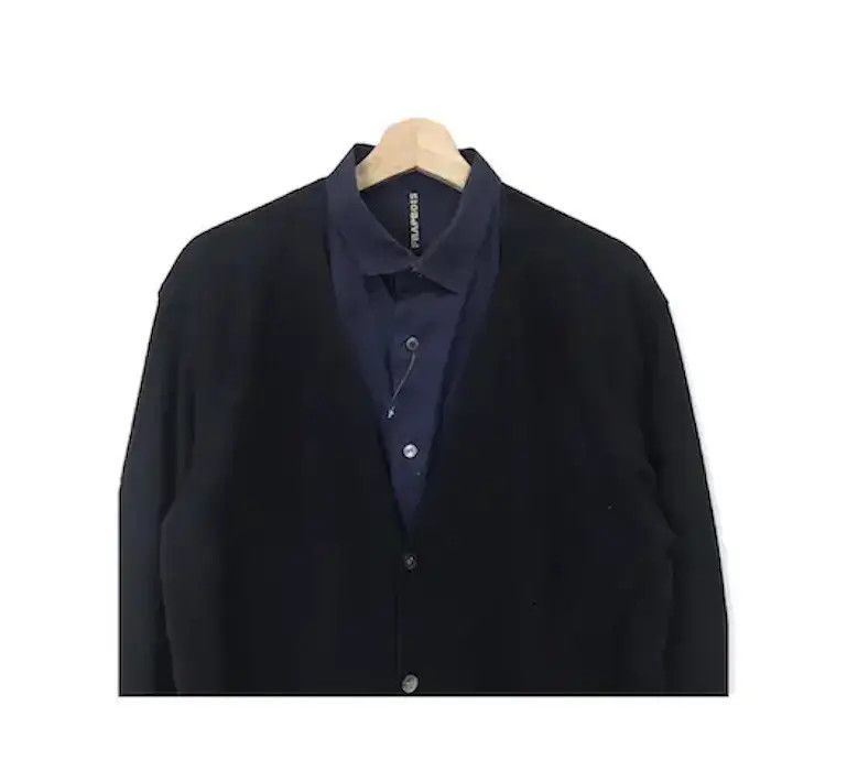 Frapbois Frapbois Plain Cardigan Style Shirt Button Up Size US M / EU 48-50 / 2 - 2 Thumbnail