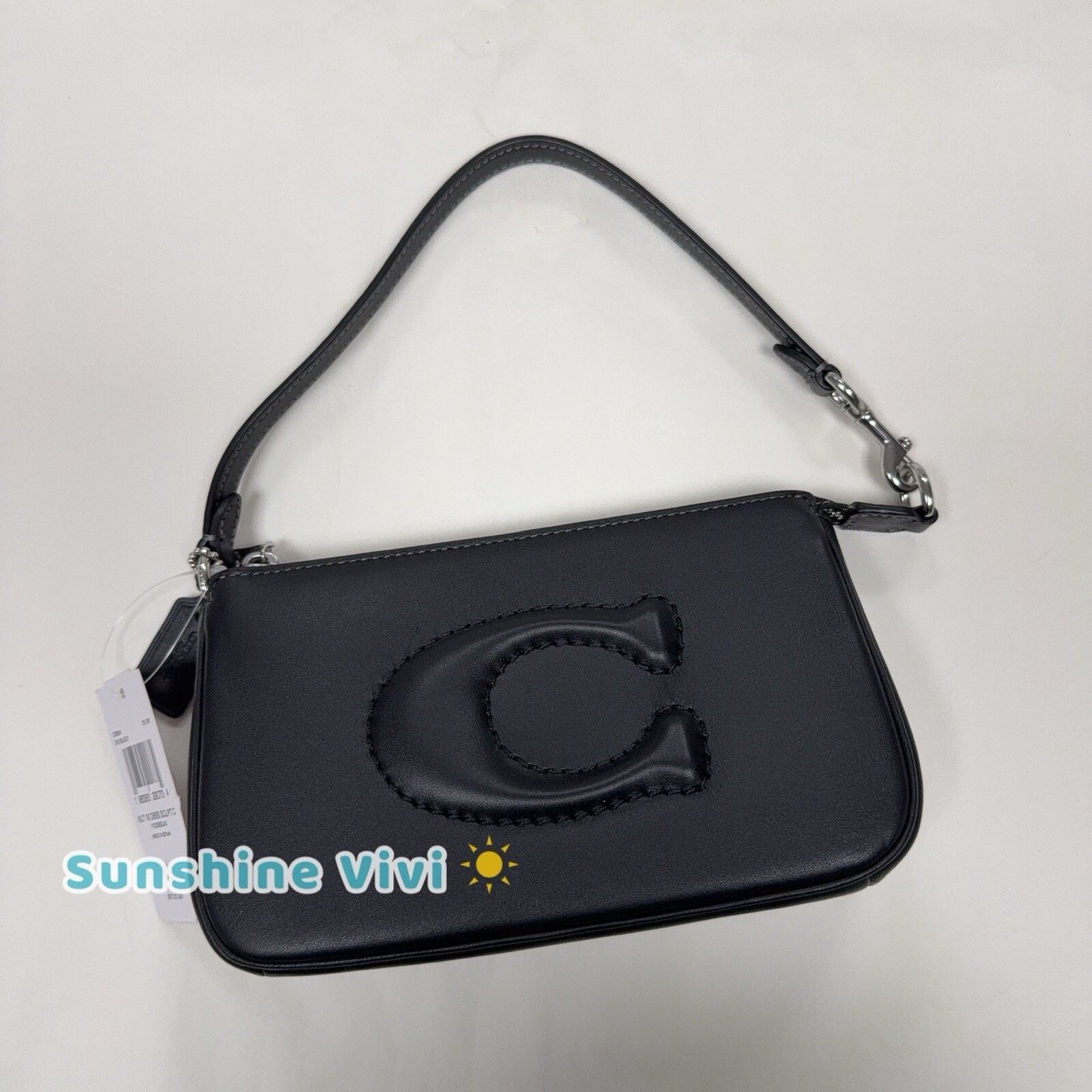 Coach NWT Coach CR364 Nolita 19 IN Silver/Black Size ONE SIZE - 2 Thumbnail