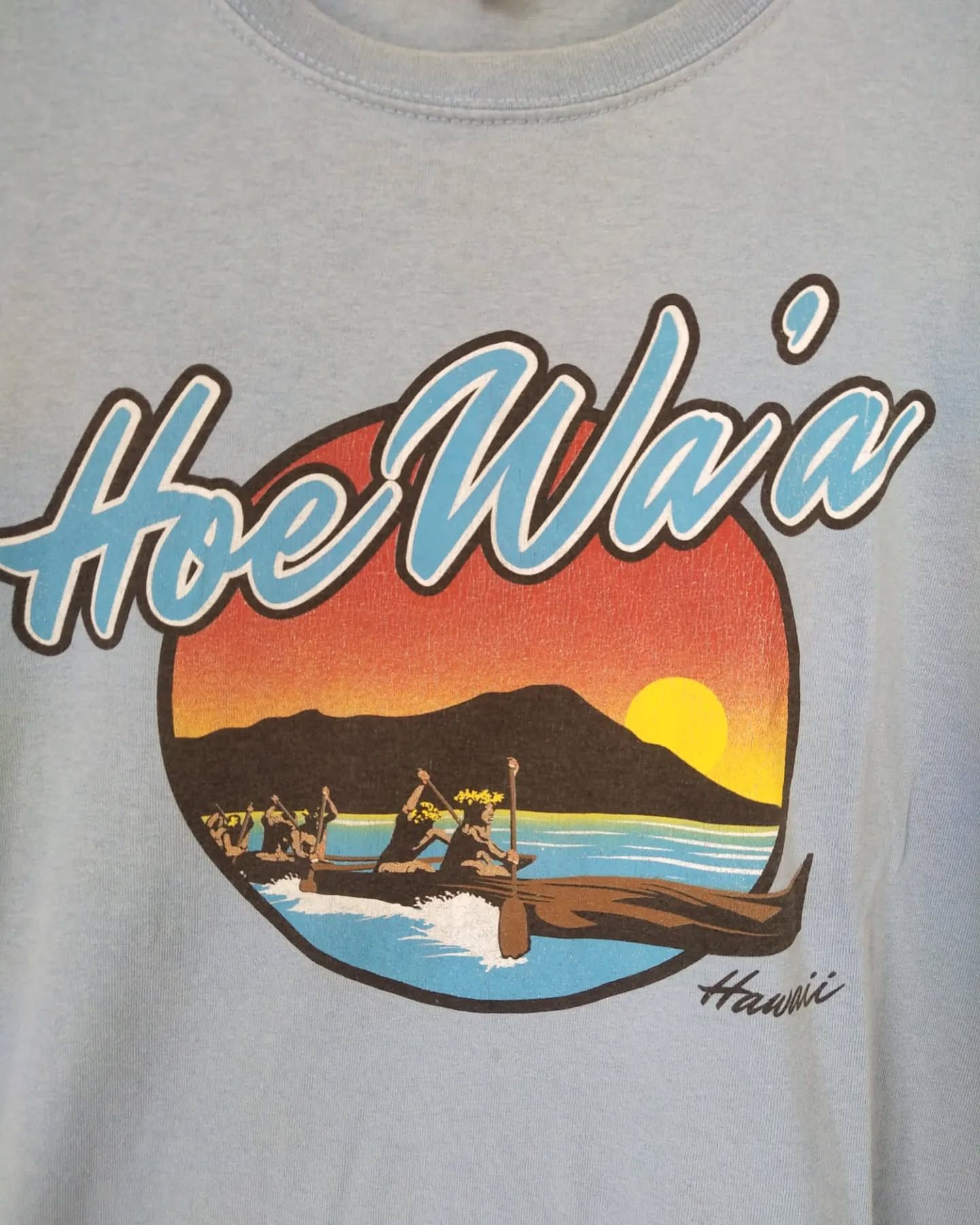 Vintage Hoe Waa Hawaii Graphic Tees Size US M / EU 48-50 / 2 - 2 Thumbnail