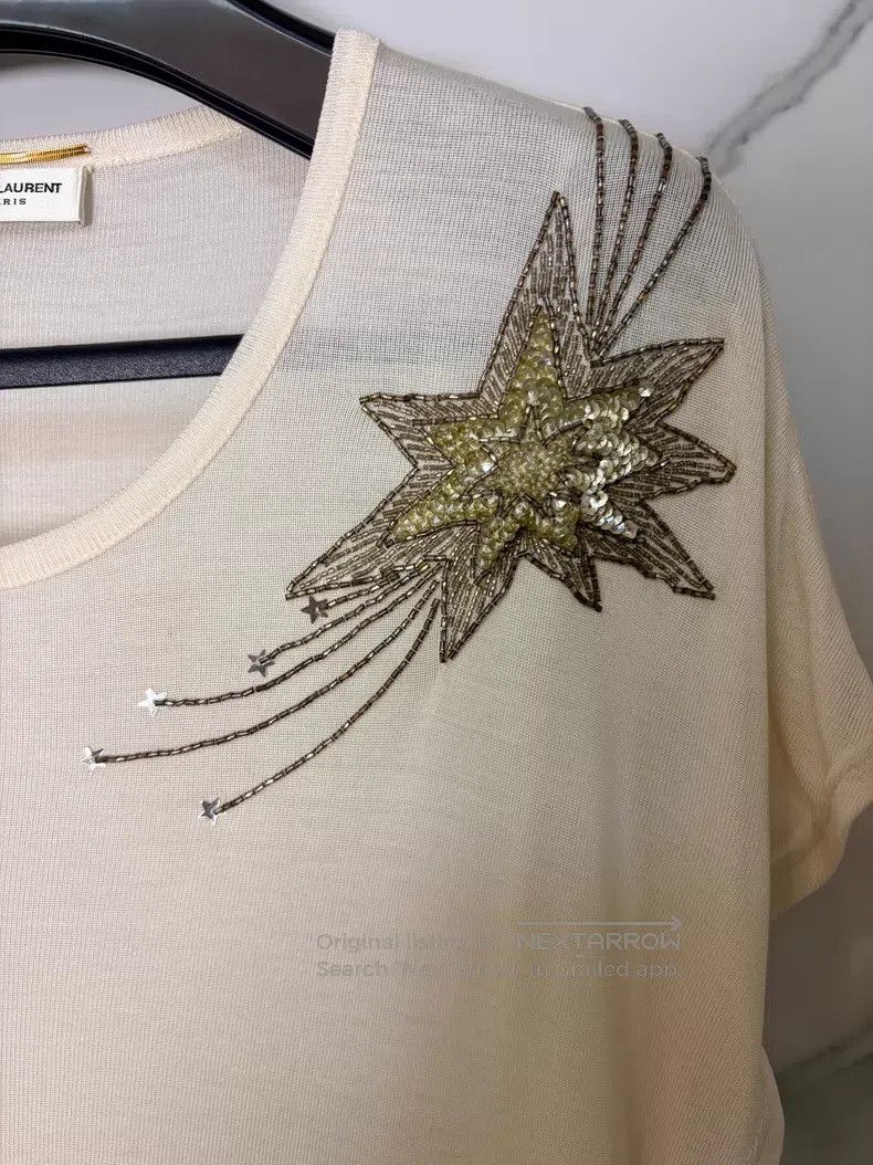 Saint Laurent Paris Saint Laurent Paris Silk Fireworks Short Sleeve i Size US M / EU 48-50 / 2 - 3 Thumbnail