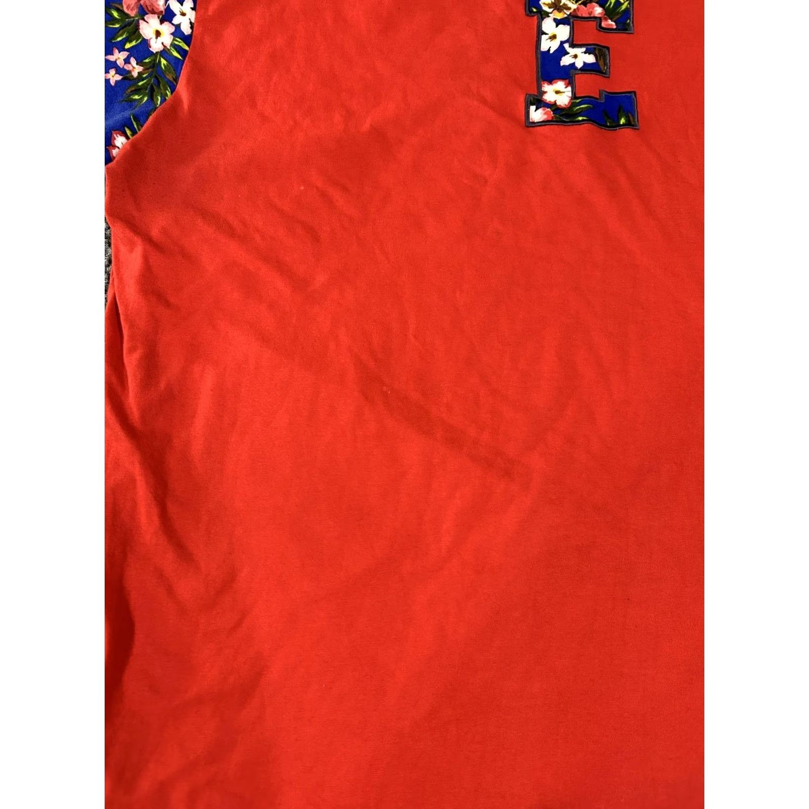 Enyce Enyce Shirt Mens 2XL Red Floral Sleeve E Logo Tropical Graphic Streetwear Tee Shirt Size US XXL / EU 58 / 5 - 4 Thumbnail