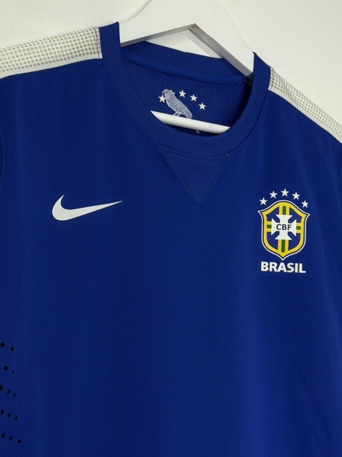 Nike Nike Brazil 2013/14 Player Issue Soccer Jersey Size US M / EU 48-50 / 2 - 9 Thumbnail