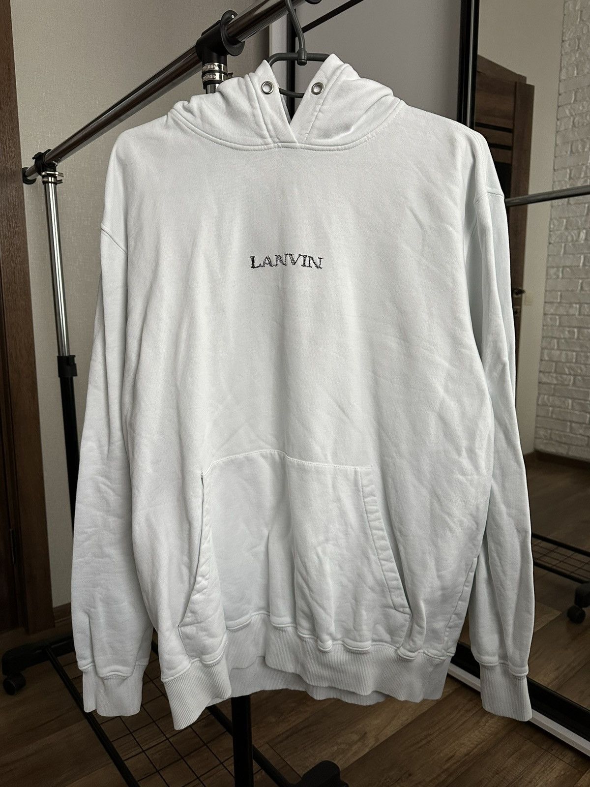 Lanvin Lanvin Paris Hoodie Pullover Size US XL / EU 56 / 4 - 3 Thumbnail