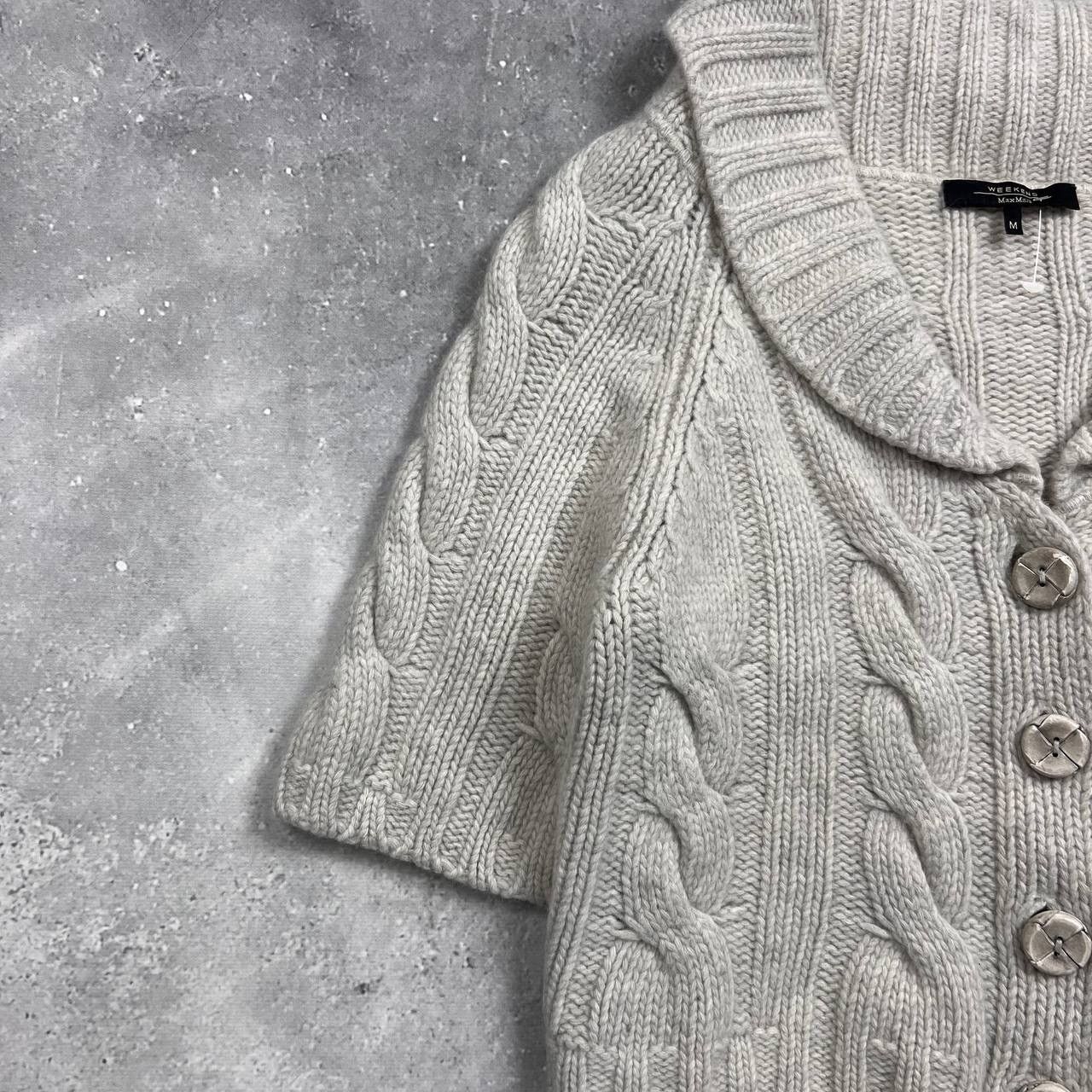 Weekend Max Mara Max Mara Weekend Wool Short Sleeve Cardigan Women’s Size M Size M / US 6-8 / IT 42-44 - 7 Thumbnail