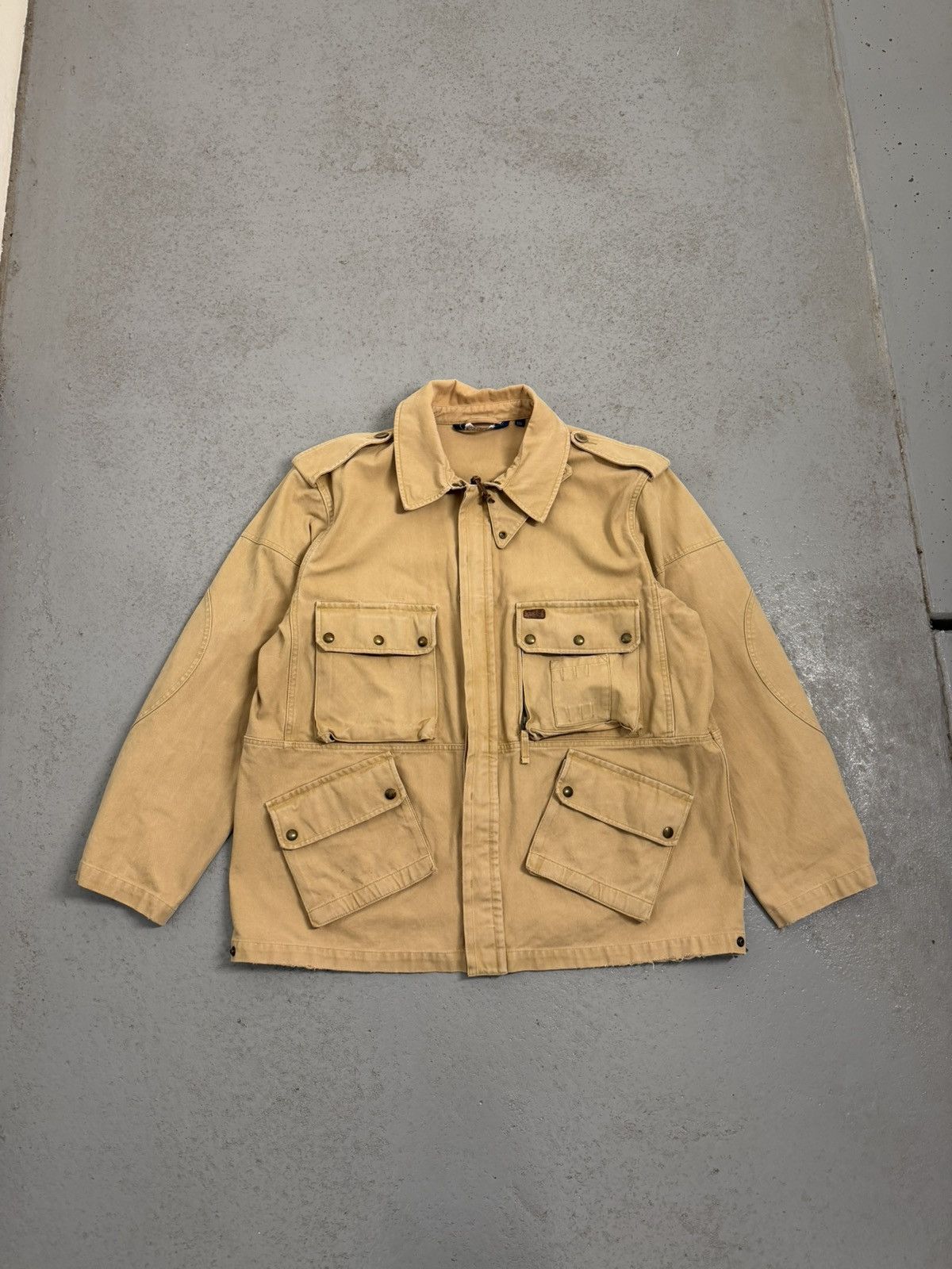 Polo Ralph Lauren 90s Polo Ralph Lauren Barn Hunting Dense Multi-pocket Jacket Size US XXL / EU 58 / 5 - 1 Thumbnail