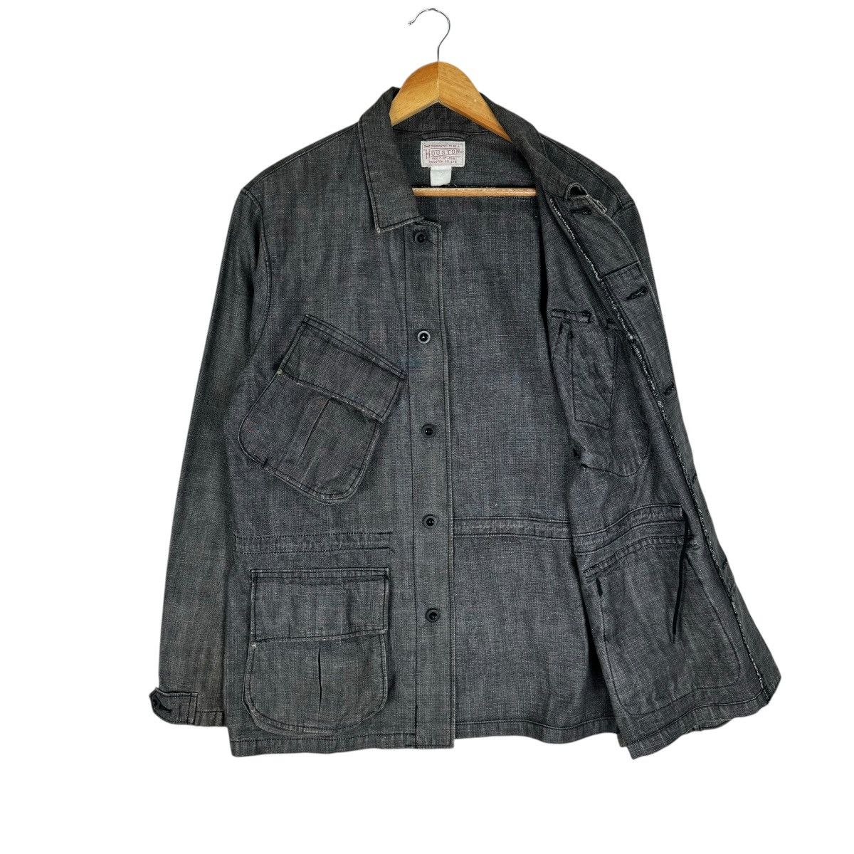 Vintage ☀️HOUSTON RIPSTOP MULTI POCKET POPLIN JACKET Size US L / EU 52-54 / 3 - 7 Thumbnail