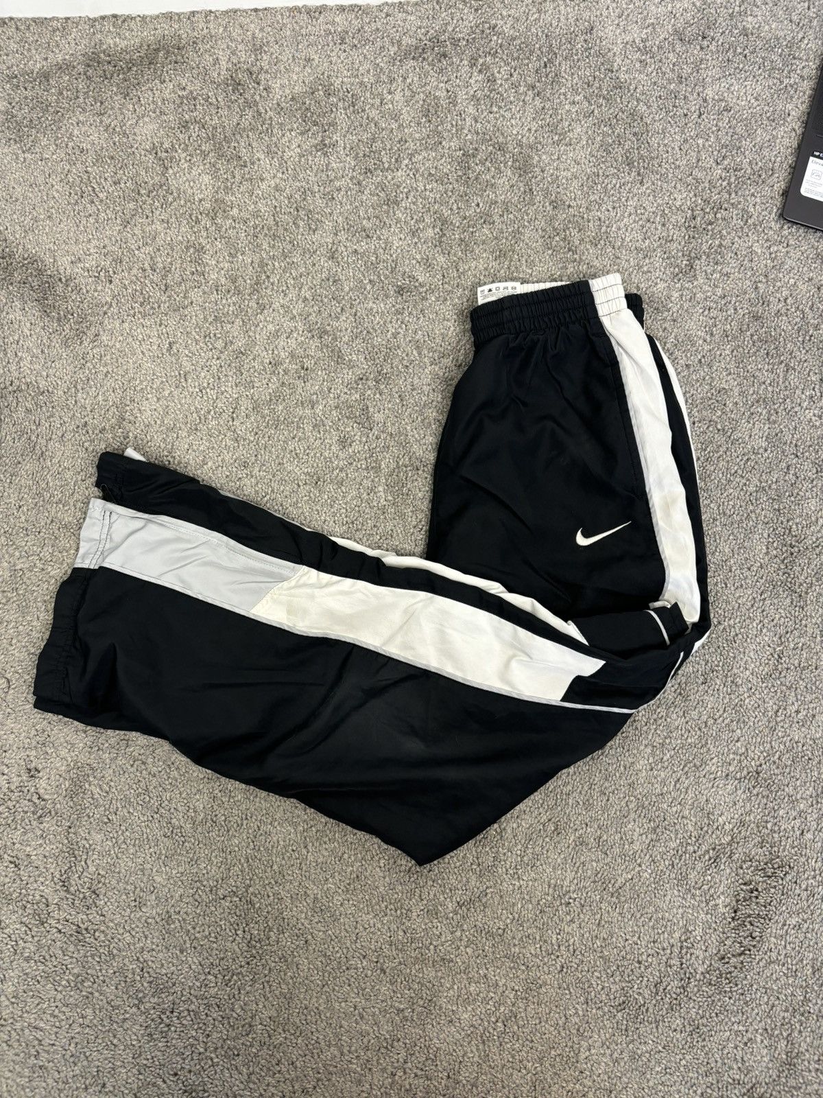 Nike Y2k black nike track pants Size US 26 / EU 42 - 1 Thumbnail