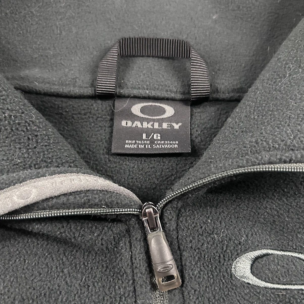 Oakley × Vintage Y2K Oakley black fleece zip up Size US L / EU 52-54 / 3 - 3 Thumbnail