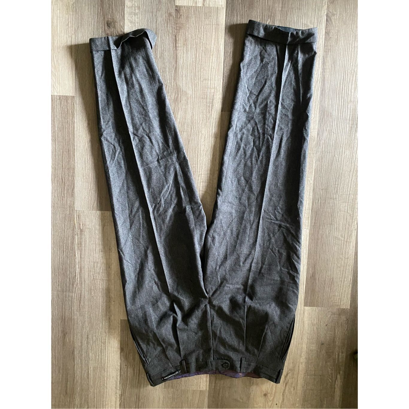 Lanifico Del Casentino Ethimo Classic Lanificio Zignone Cashmere-Wool Gray Front Pl Size US 36 / EU 52 - 8 Thumbnail