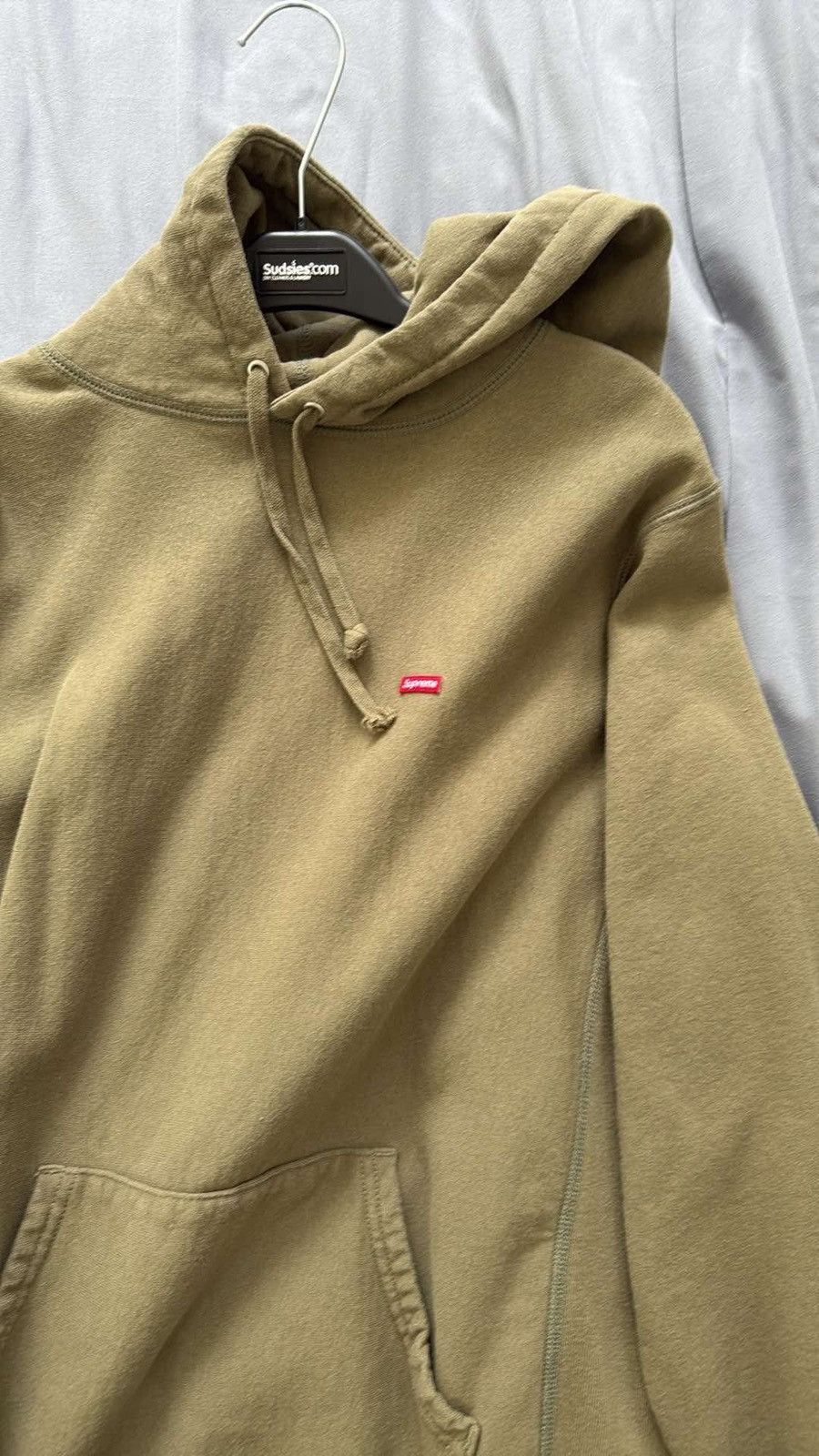 Supreme Supreme OD green mini box logo hoodie Size US M / EU 48-50 / 2 - 2 Thumbnail