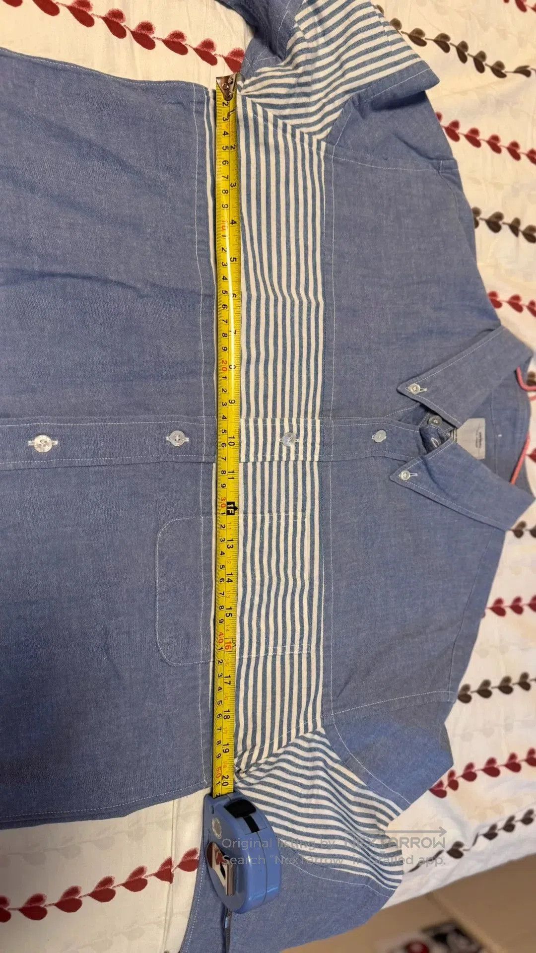 Visvim Visvim Blue Striped Movie Shirt. Size US M / EU 48-50 / 2 - 6 Thumbnail