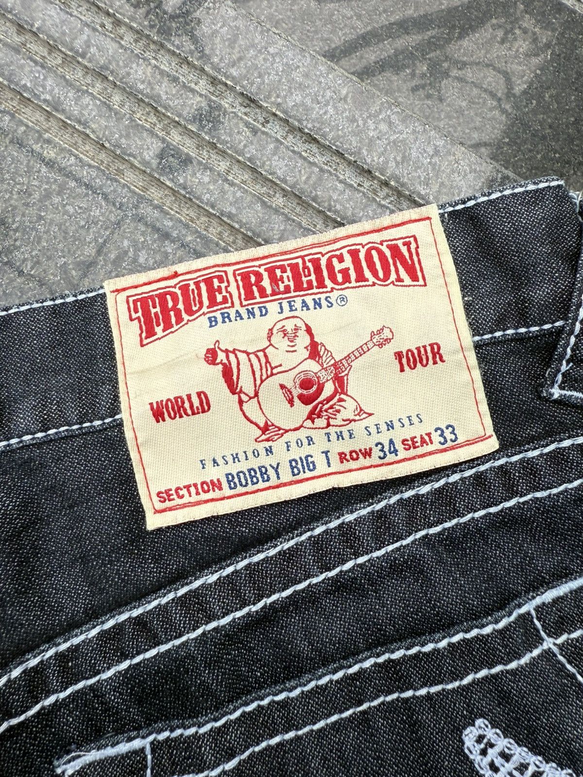 True Religion 90’s TRUE RELIGION RARE DENIM Y2K VINTAGE POCKET LOGO PANTS Size US 34 / EU 50 - 13 Thumbnail