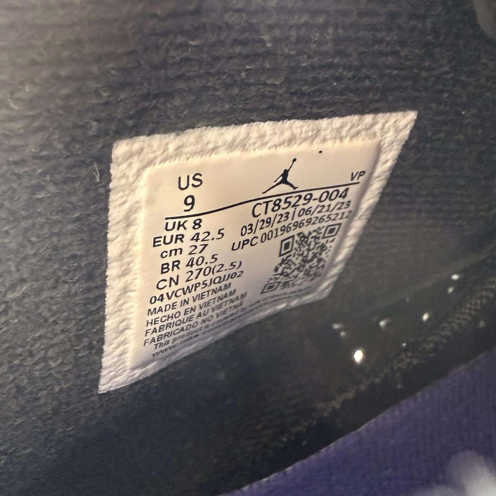 Jordan Brand Jordan 6 Aqua OG Box US 9 Used CT8529-004 Size US 9 / EU 42 - 9 Thumbnail
