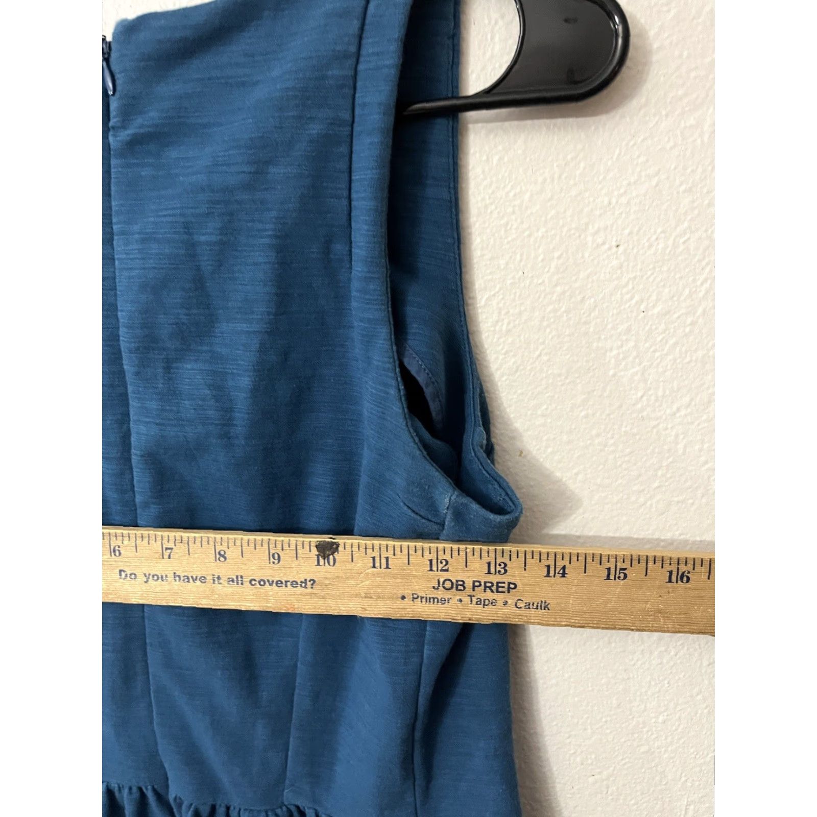 Madewell Madewell Keynote Ponte Fit And Flare Dress Blue Size S Sleeveless Style A8495 Size S / US 4 / IT 40 - 4 Thumbnail