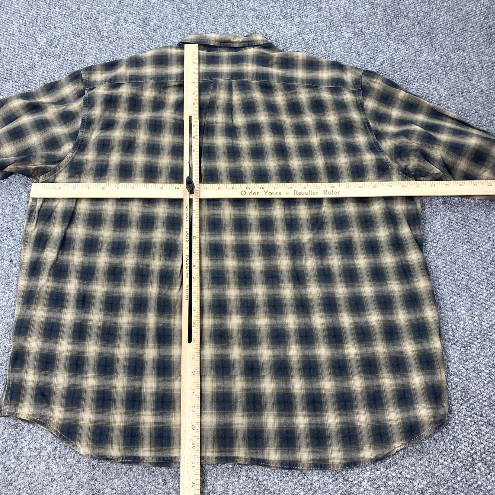 Eddie Bauer Eddie Bauer Mens Shirt 2XL Gray Plaid Button-Up Cotton Long Sleeve Casual Size US XXL / EU 58 / 5 - 6 Thumbnail