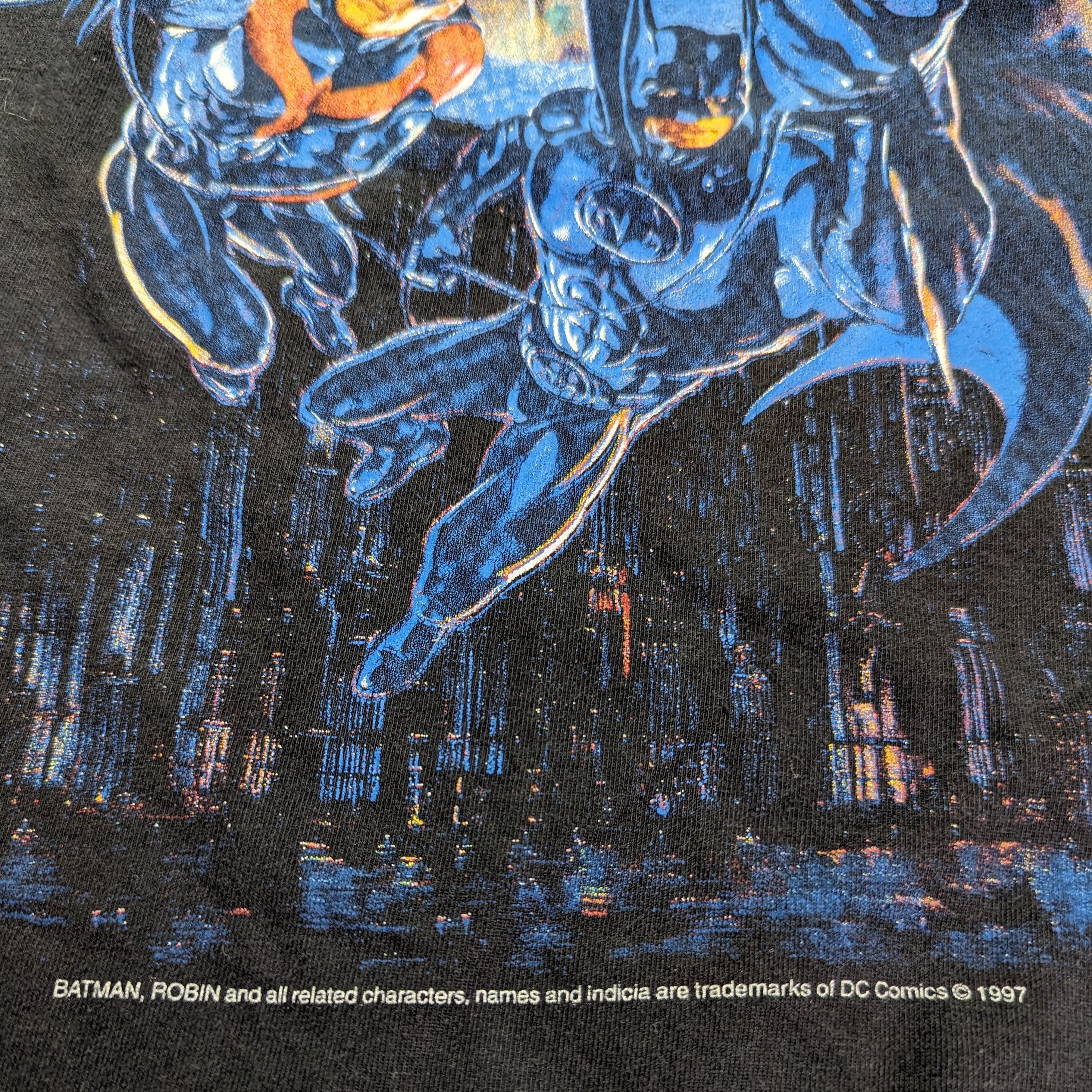 DC Comics Vintage 1997 Batman & Robin DC Comics Tee Size US M / EU 48-50 / 2 - 3 Thumbnail