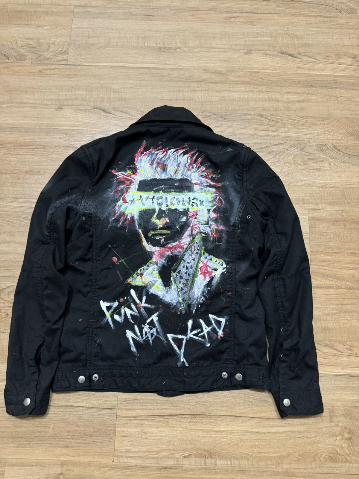 Ships Rockers and Punk Custom double Collar jacket
