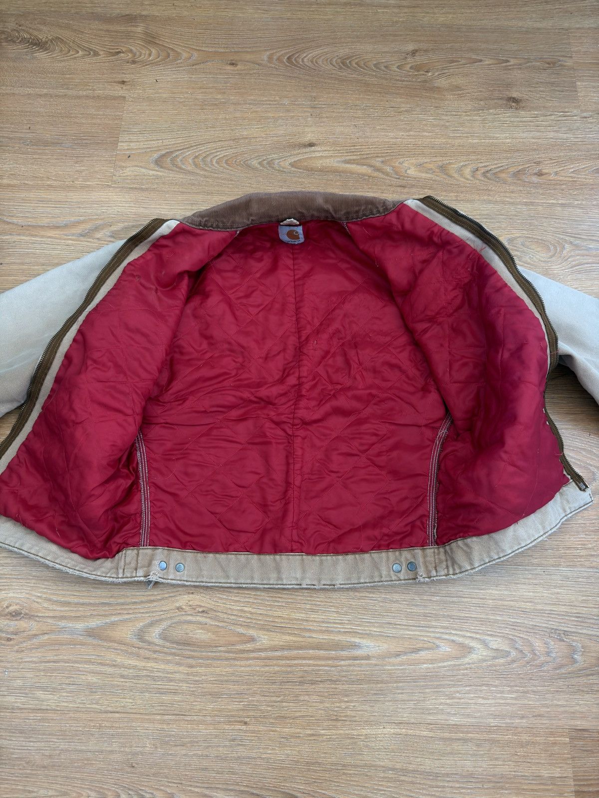 Carhartt vtg carhartt jacket light tan Size US S / EU 44-46 / 1 - 6 Thumbnail