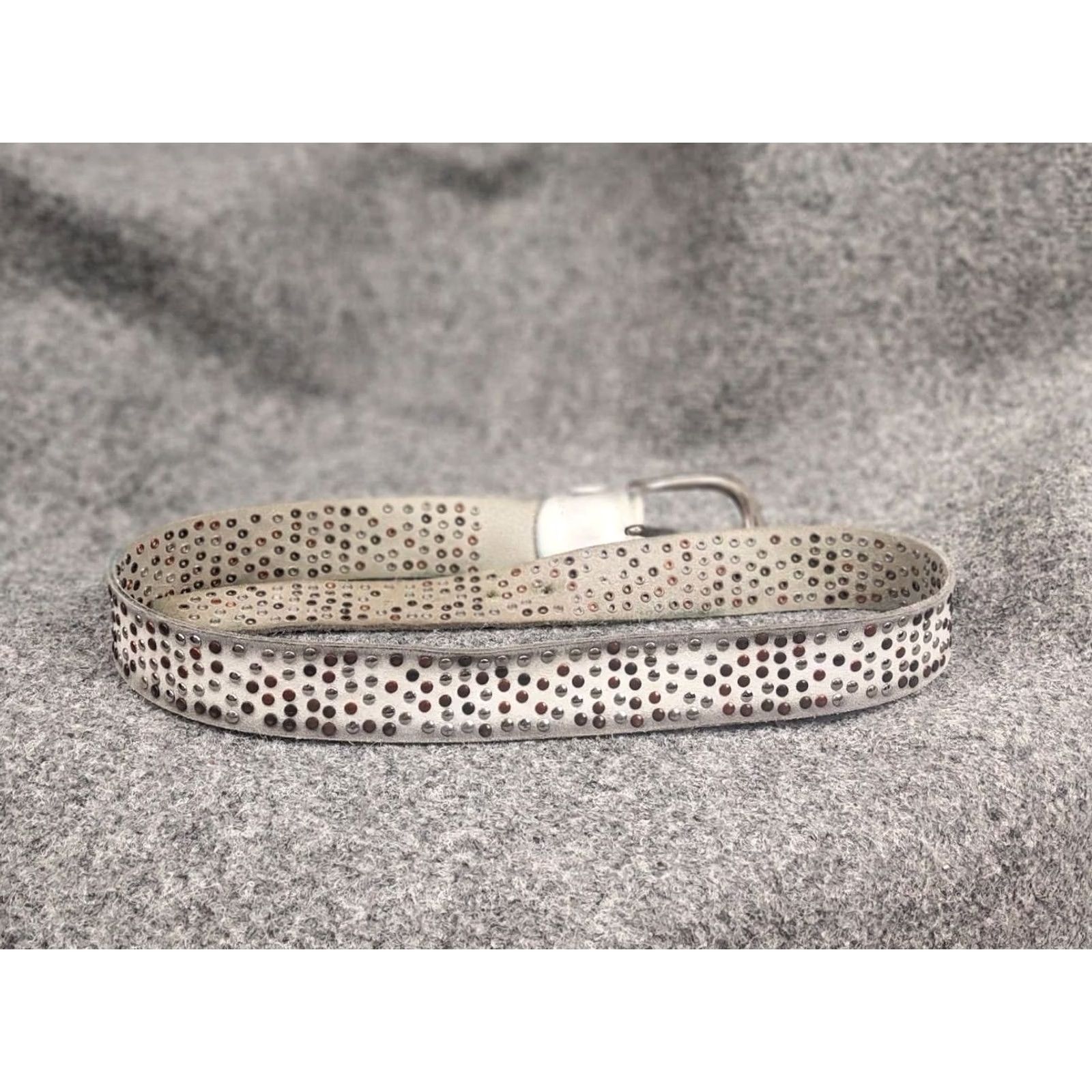 Vintage Vintage Leather Silver Japanese LGB Style Punk Emo Rock Goth belt Size ONE SIZE - 7 Thumbnail