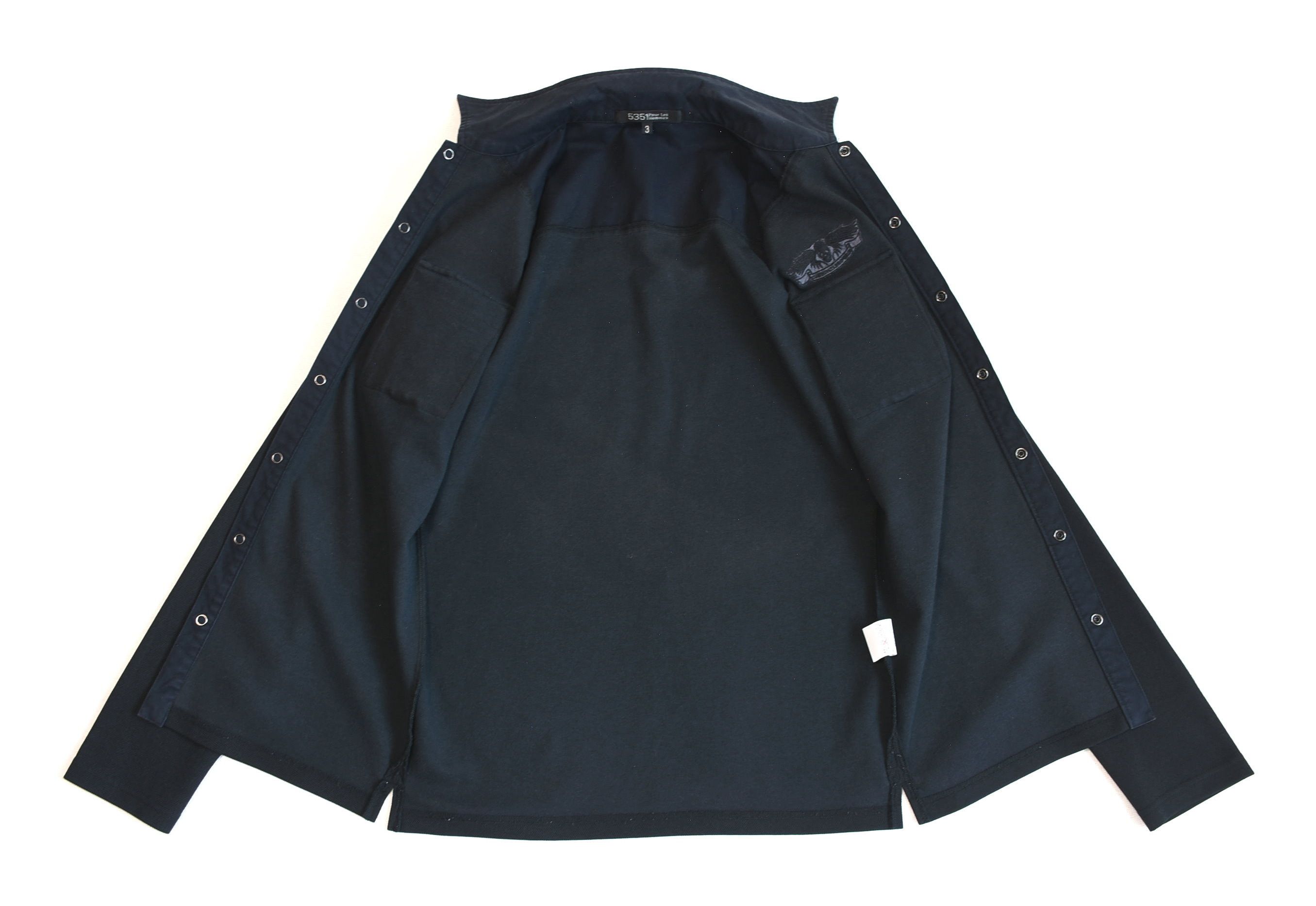 5351 POUR LES HOMMES 5351 Pour Les Hommes Jersey Panel Gimmick Shirt - Japan Made Size US S / EU 44-46 / 1 - 7 Thumbnail